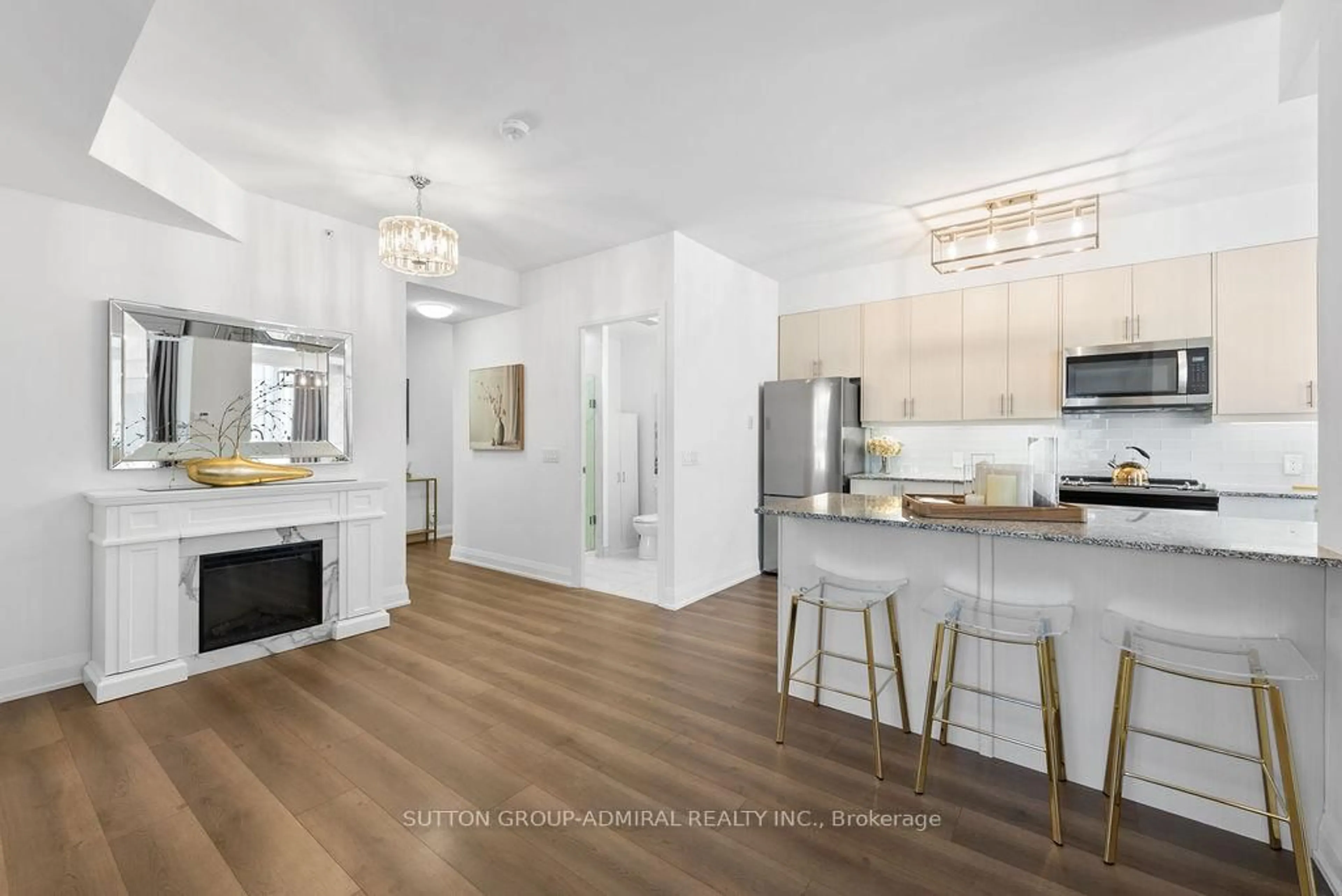 Open concept kitchen, unknown for 3655 Kingston Rd #210, Toronto Ontario M1M 0E2