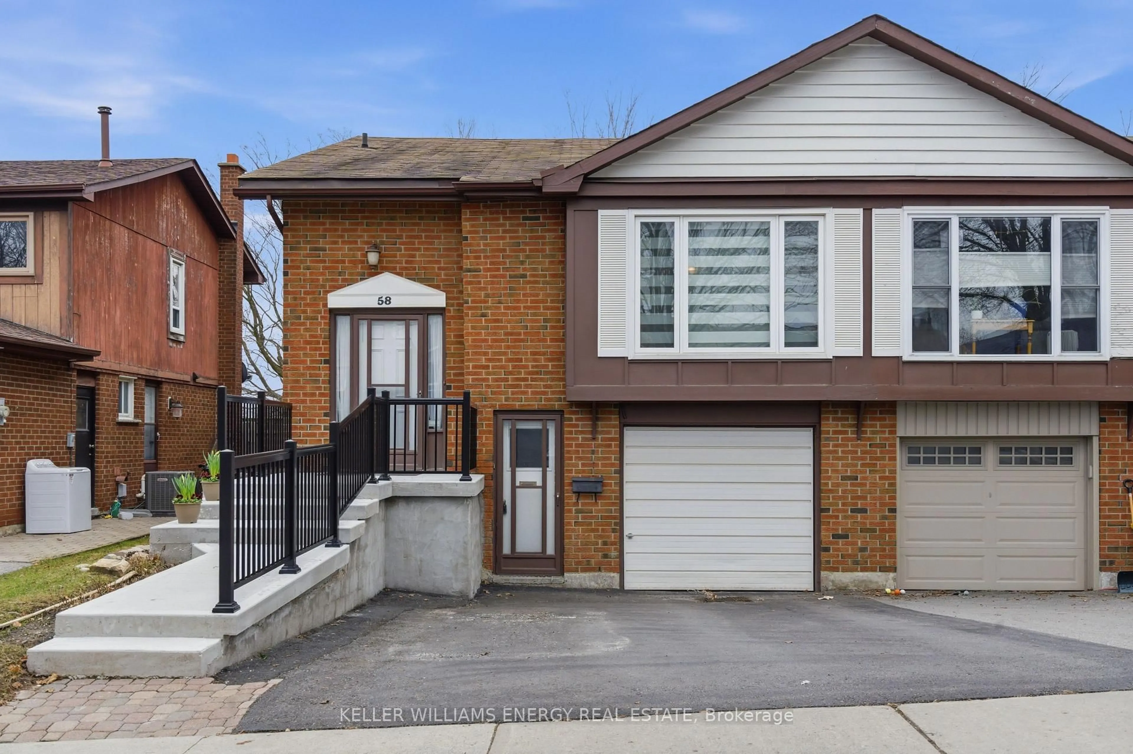 Home with brick exterior material, street for 58 Muir Cres, Whitby Ontario L1P 1B6