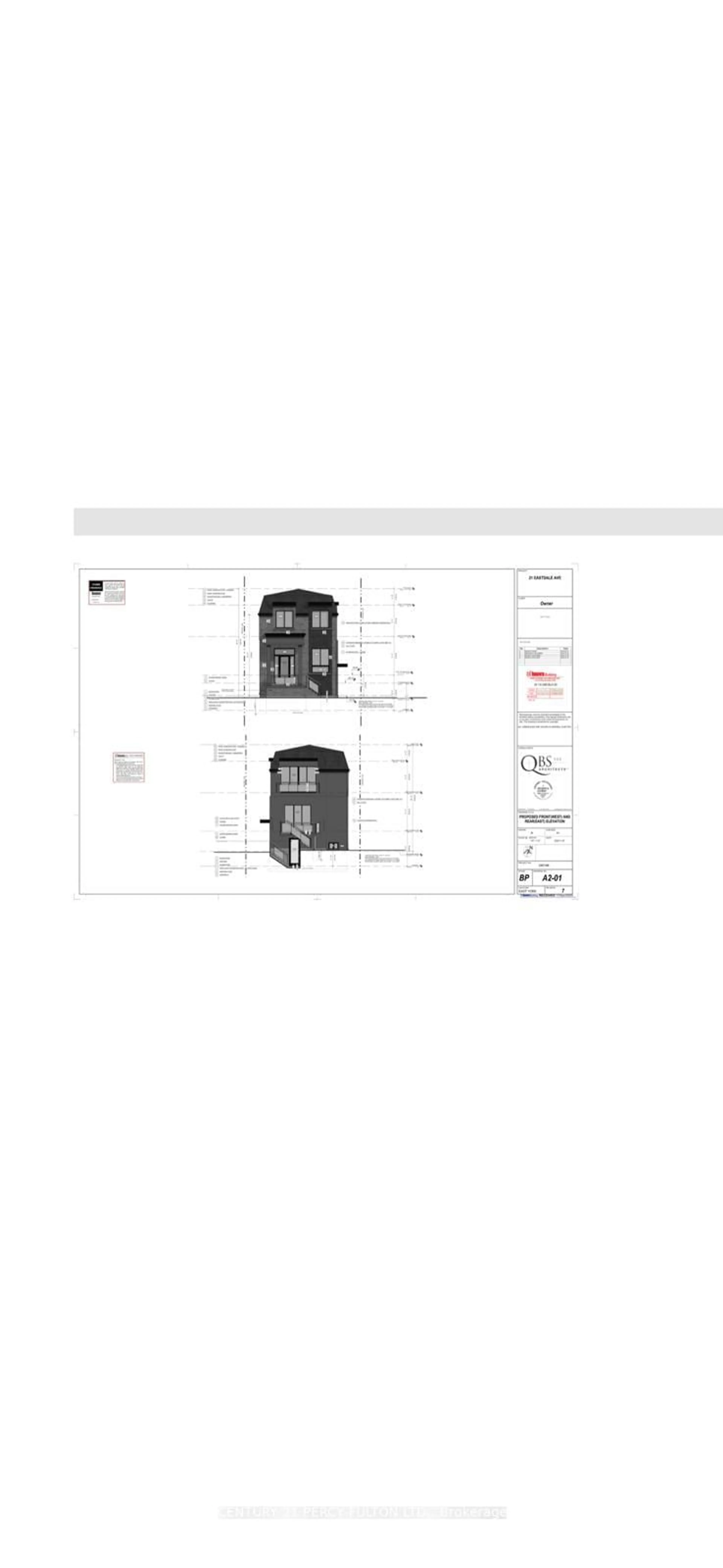 Floor plan for 21 Eastdale Ave, Toronto Ontario M4C 4Z8