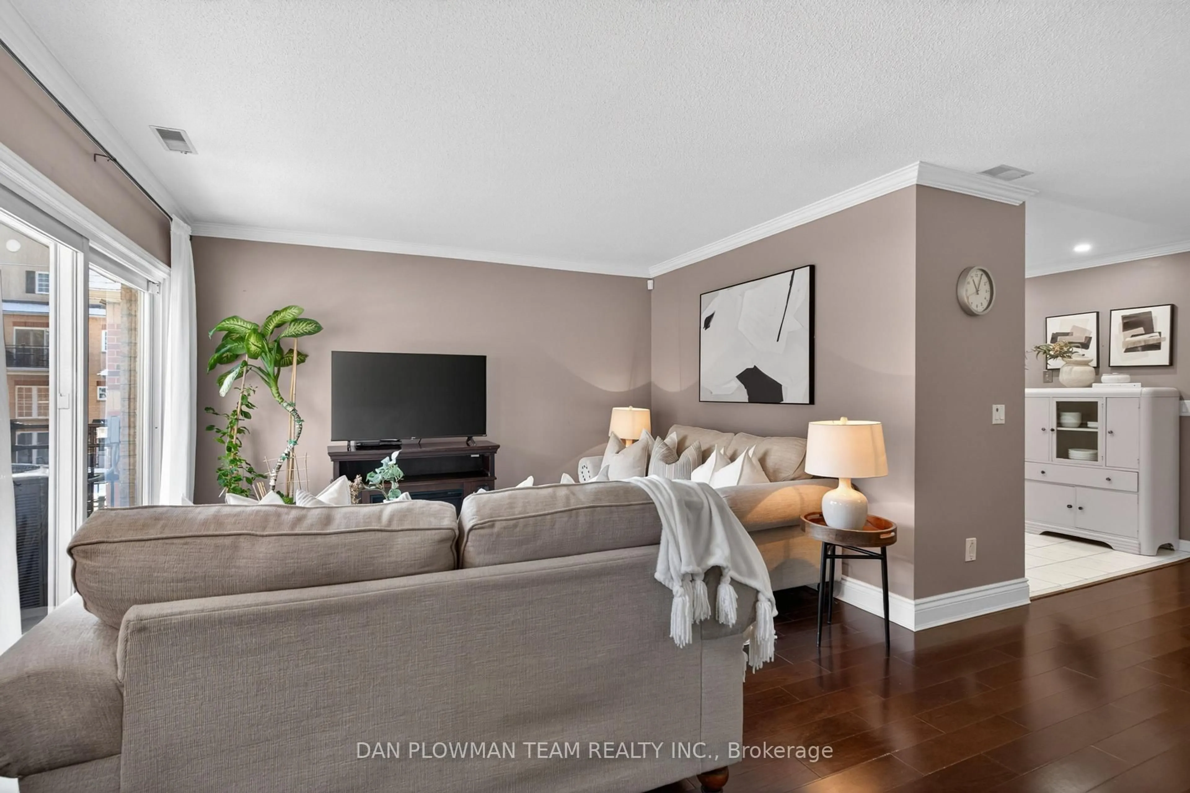 Living room with furniture, unknown for 1400 The Esplanade St #609, Pickering Ontario L1V 6V2