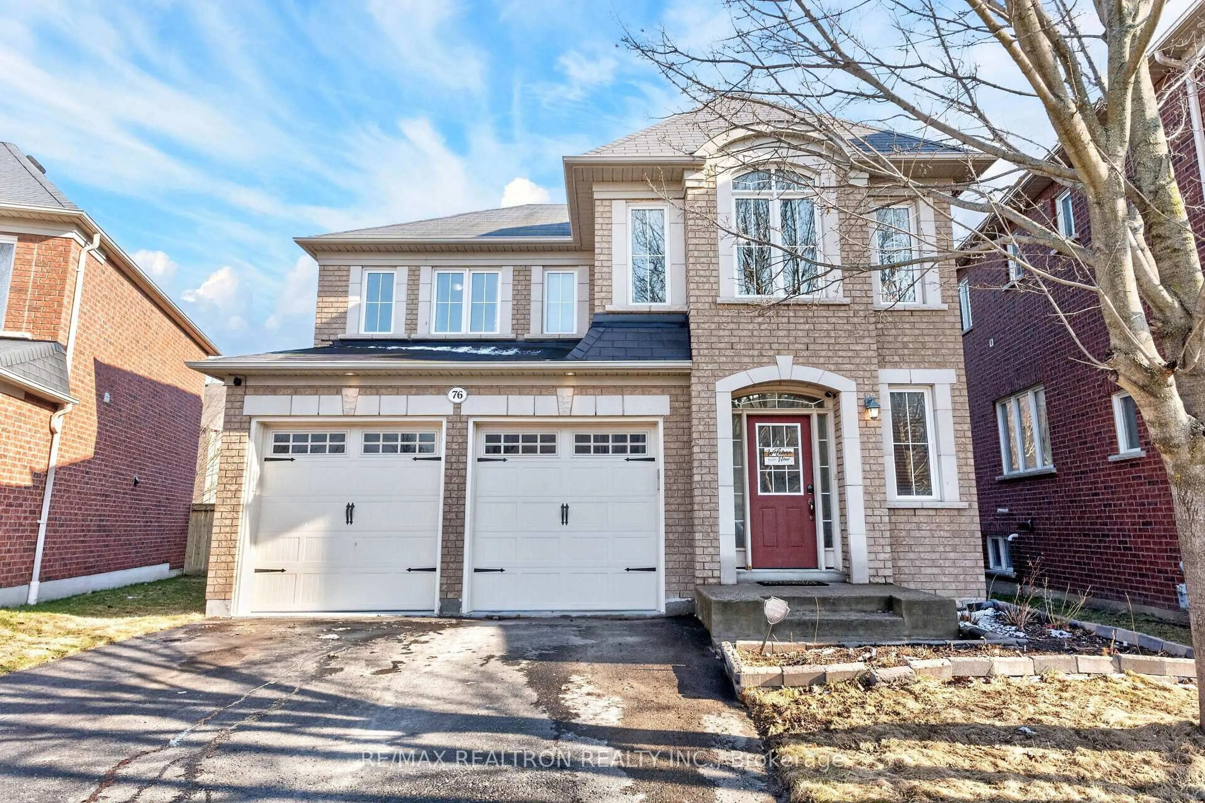 Home with brick exterior material, street for 76 Booker Dr, Ajax Ontario L1Z 0J4