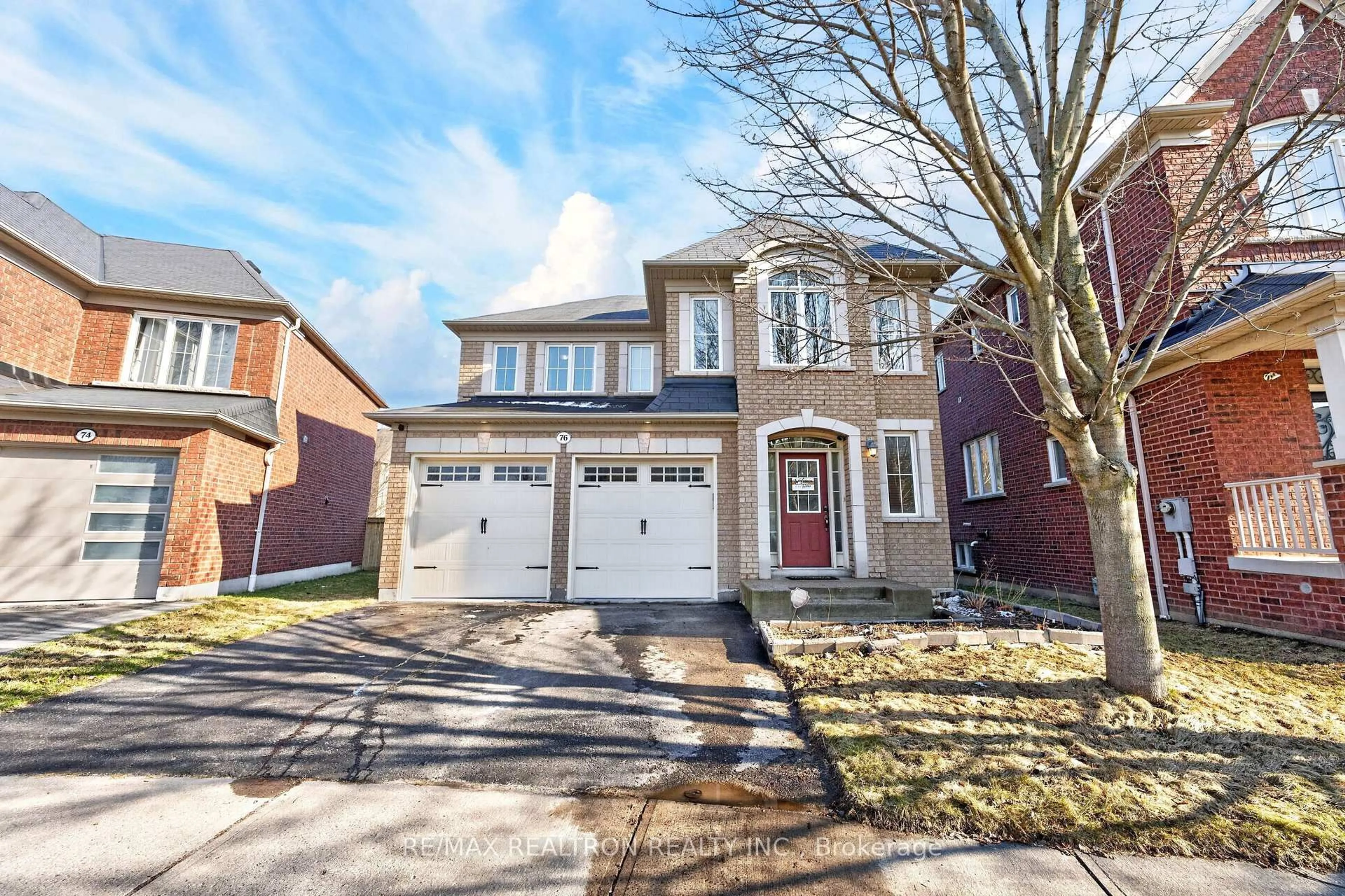 Home with brick exterior material, street for 76 Booker Dr, Ajax Ontario L1Z 0J4