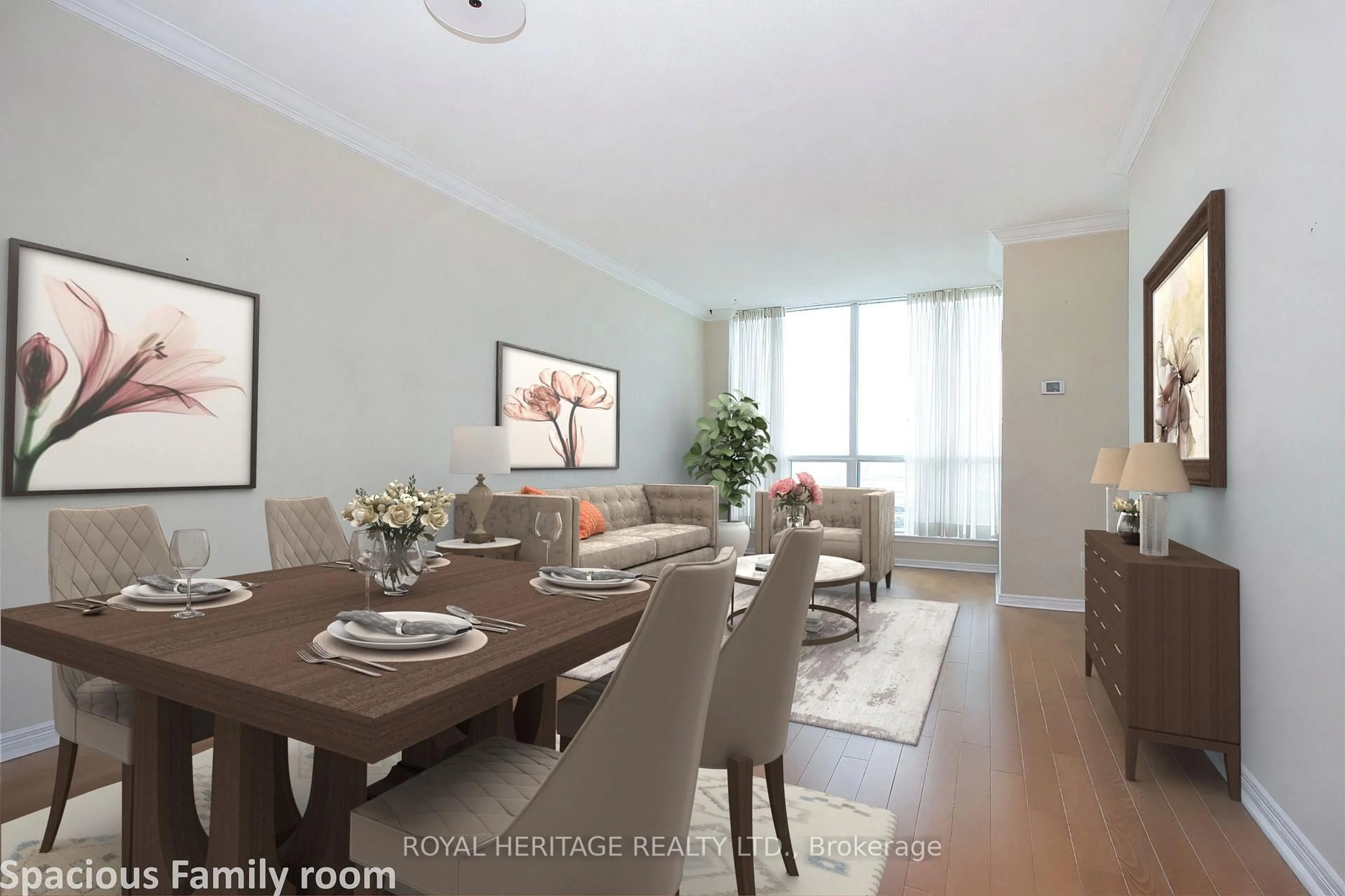 Dining room, unknown for 340 Watson St St #1209, Whitby Ontario L1N 9G1