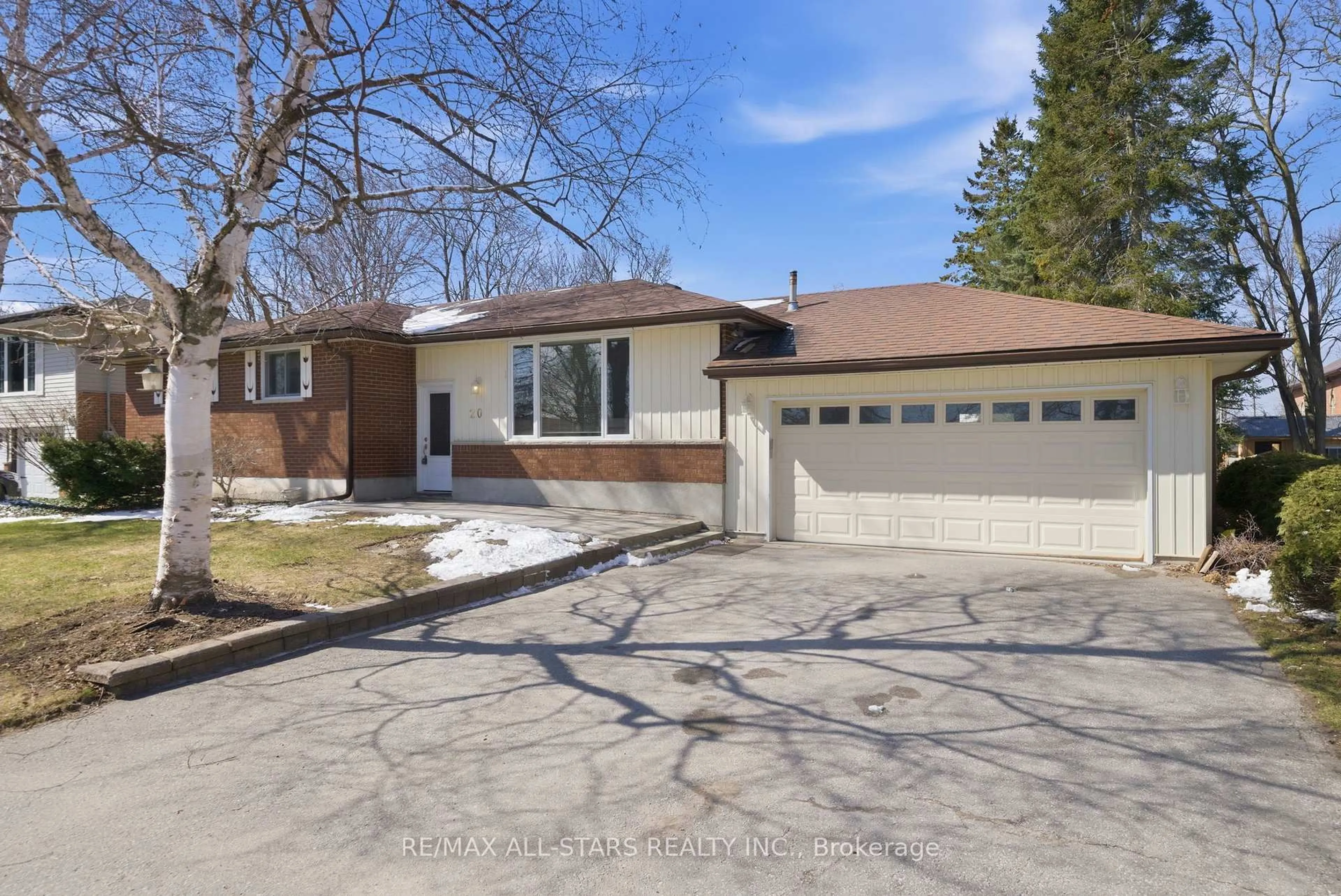 Home with brick exterior material, street for 20 Hurd St, Scugog Ontario L9L 1C1