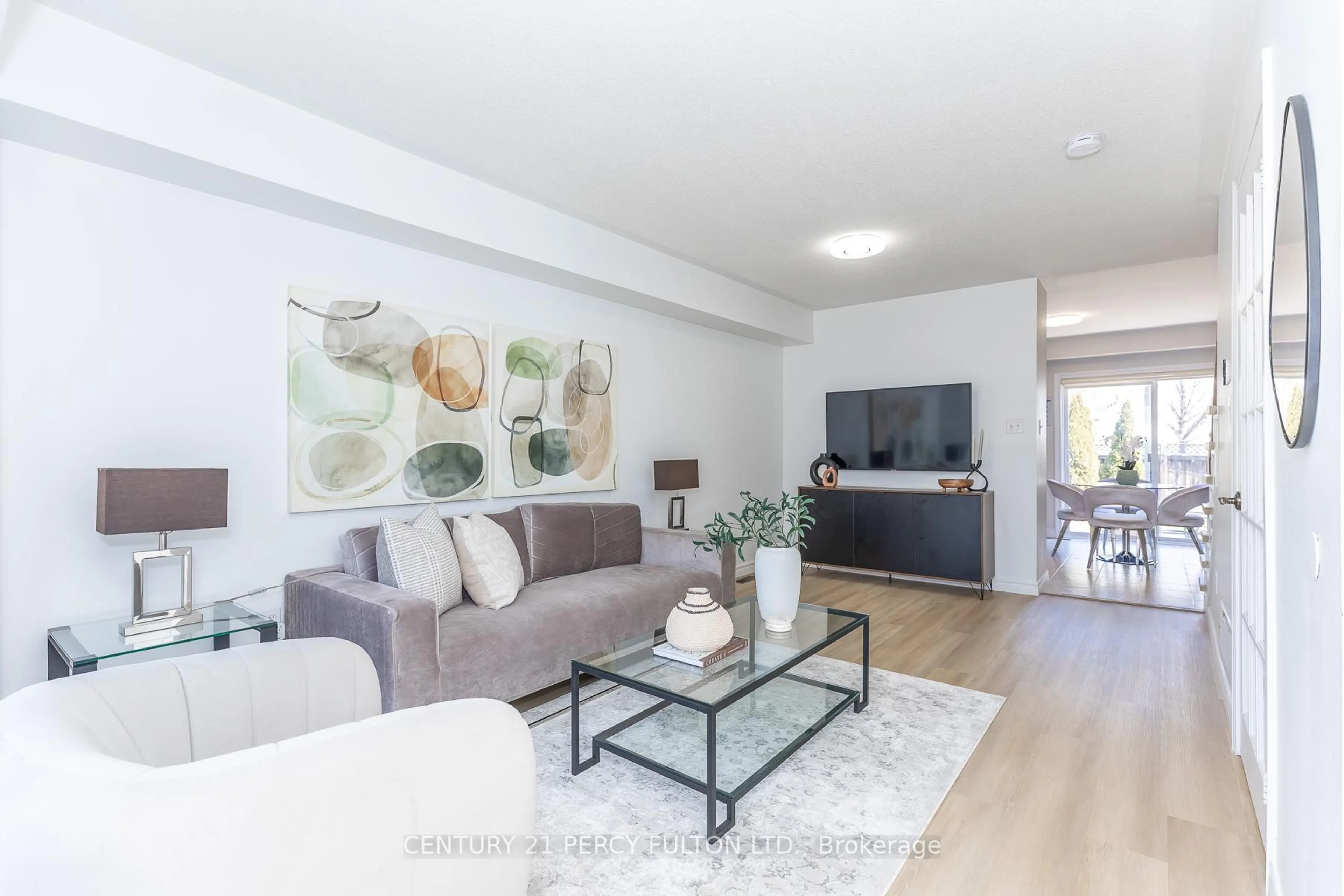 Living room with furniture, unknown for 47 Harrongate Pl, Whitby Ontario L1R 3E4