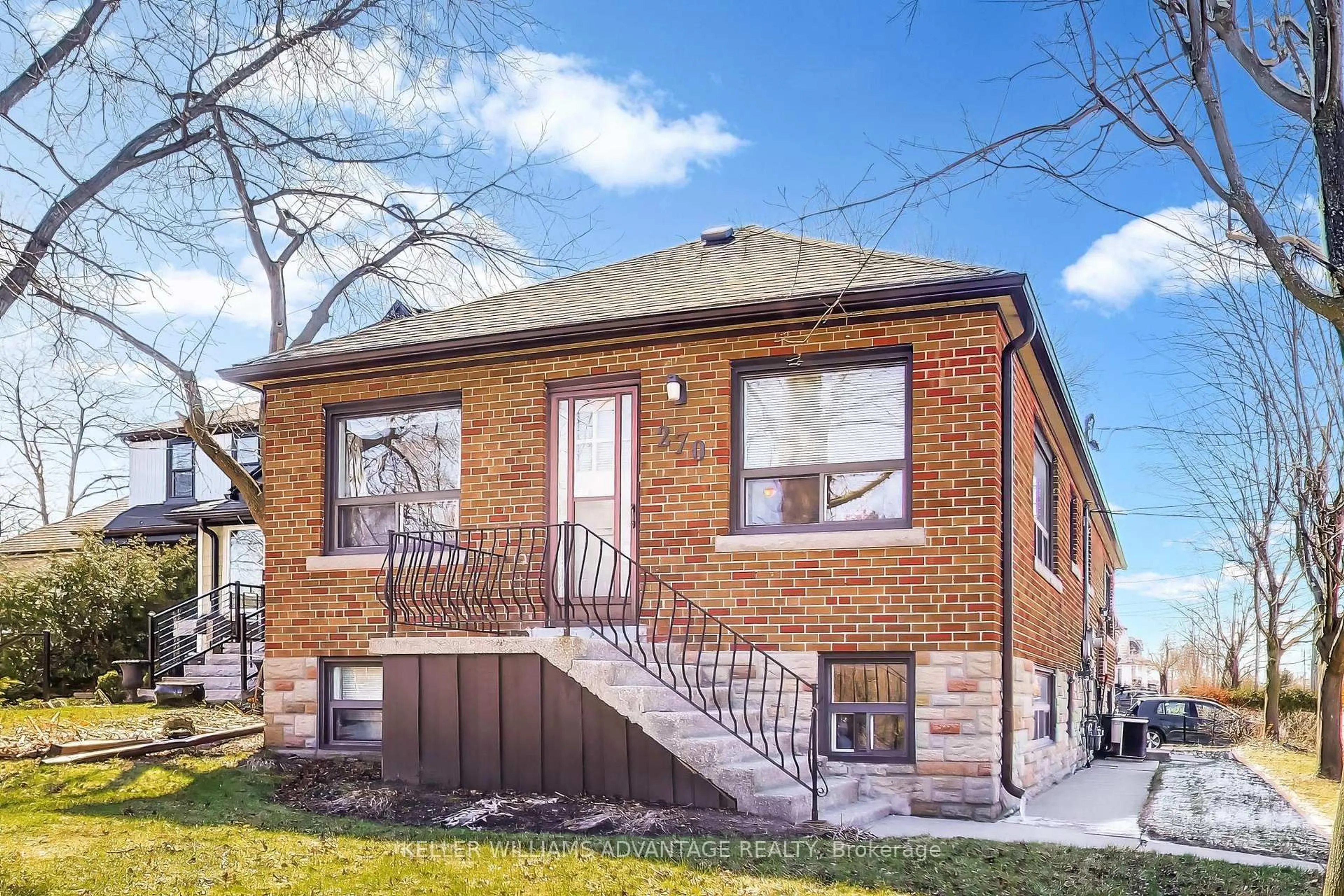Home with brick exterior material, street for 270 Glebemount Ave, Toronto Ontario M4C 3T8