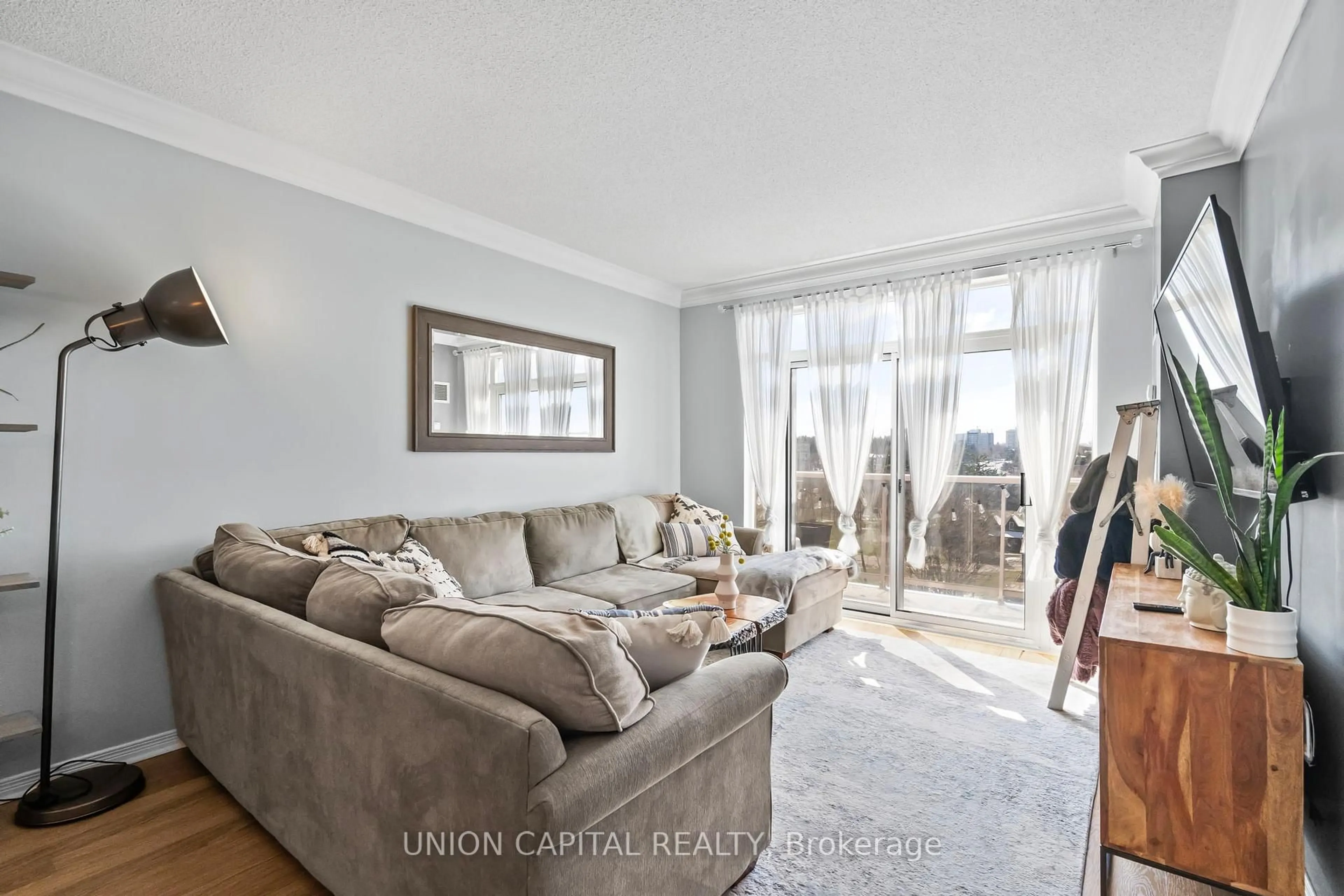 Living room with furniture, unknown for 3650 Kingston Rd #PH918, Toronto Ontario M1M 3X9