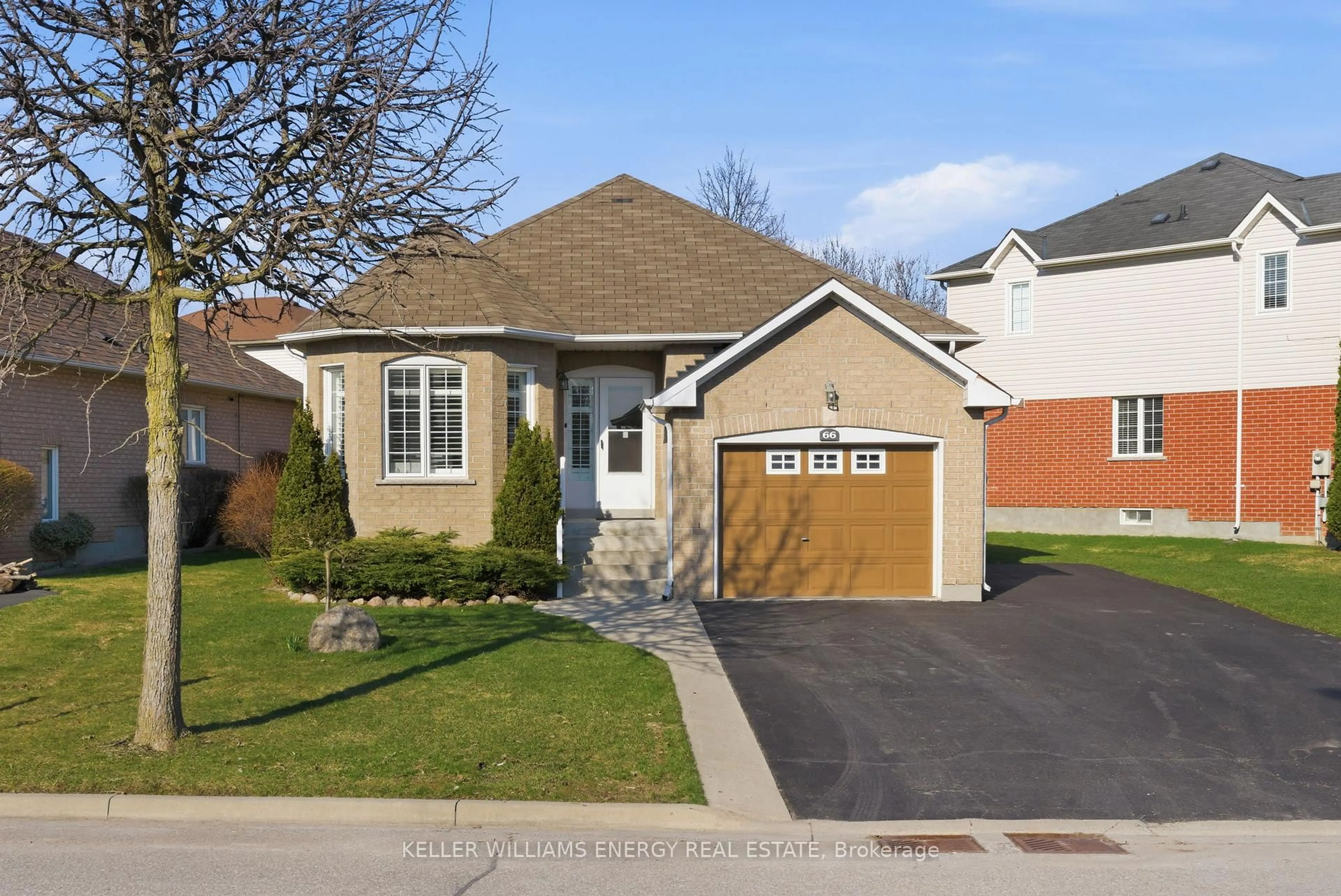 Home with brick exterior material, street for 66 Squire Fletcher Dr, Clarington Ontario L1C 5H9