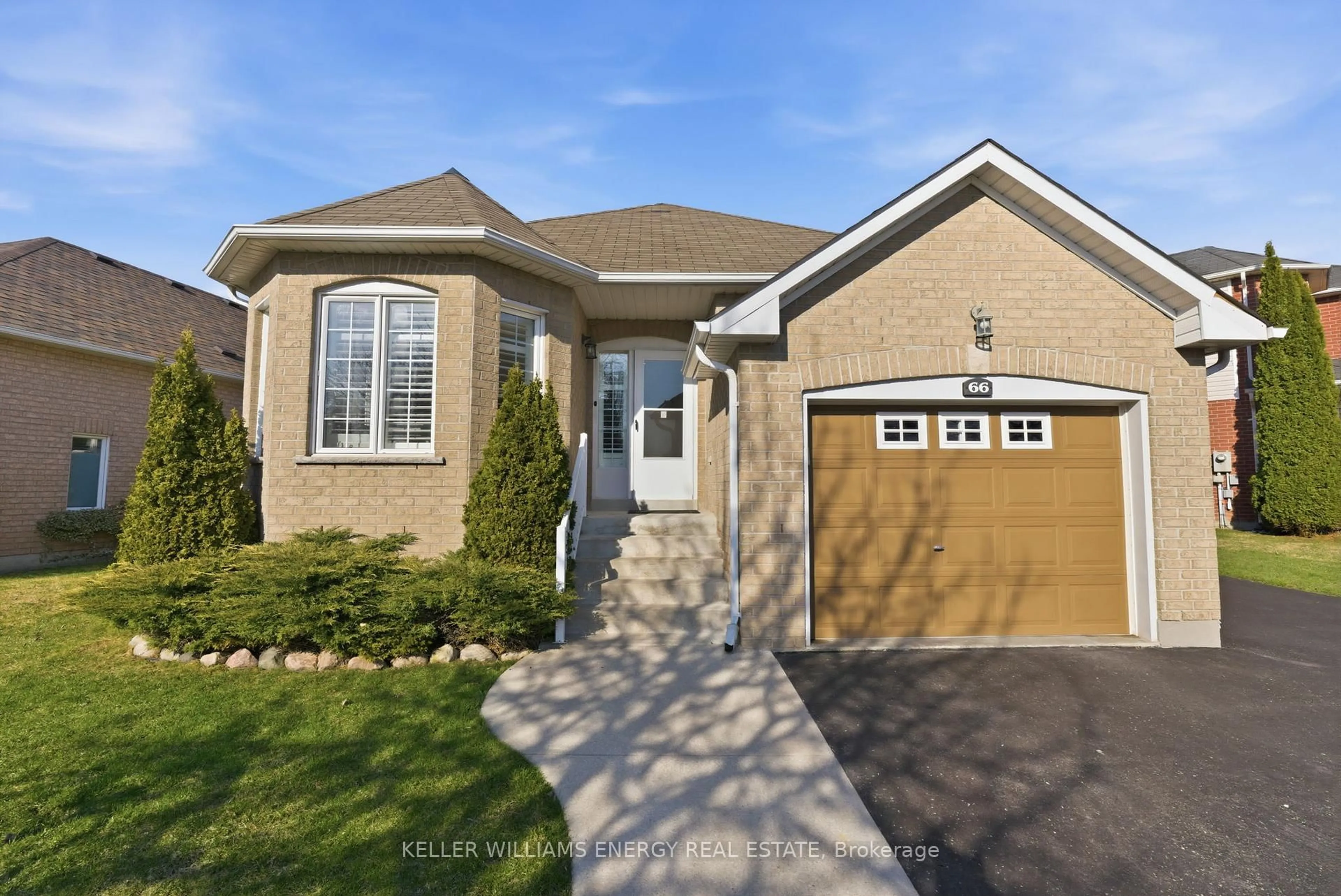Home with brick exterior material, street for 66 Squire Fletcher Dr, Clarington Ontario L1C 5H9