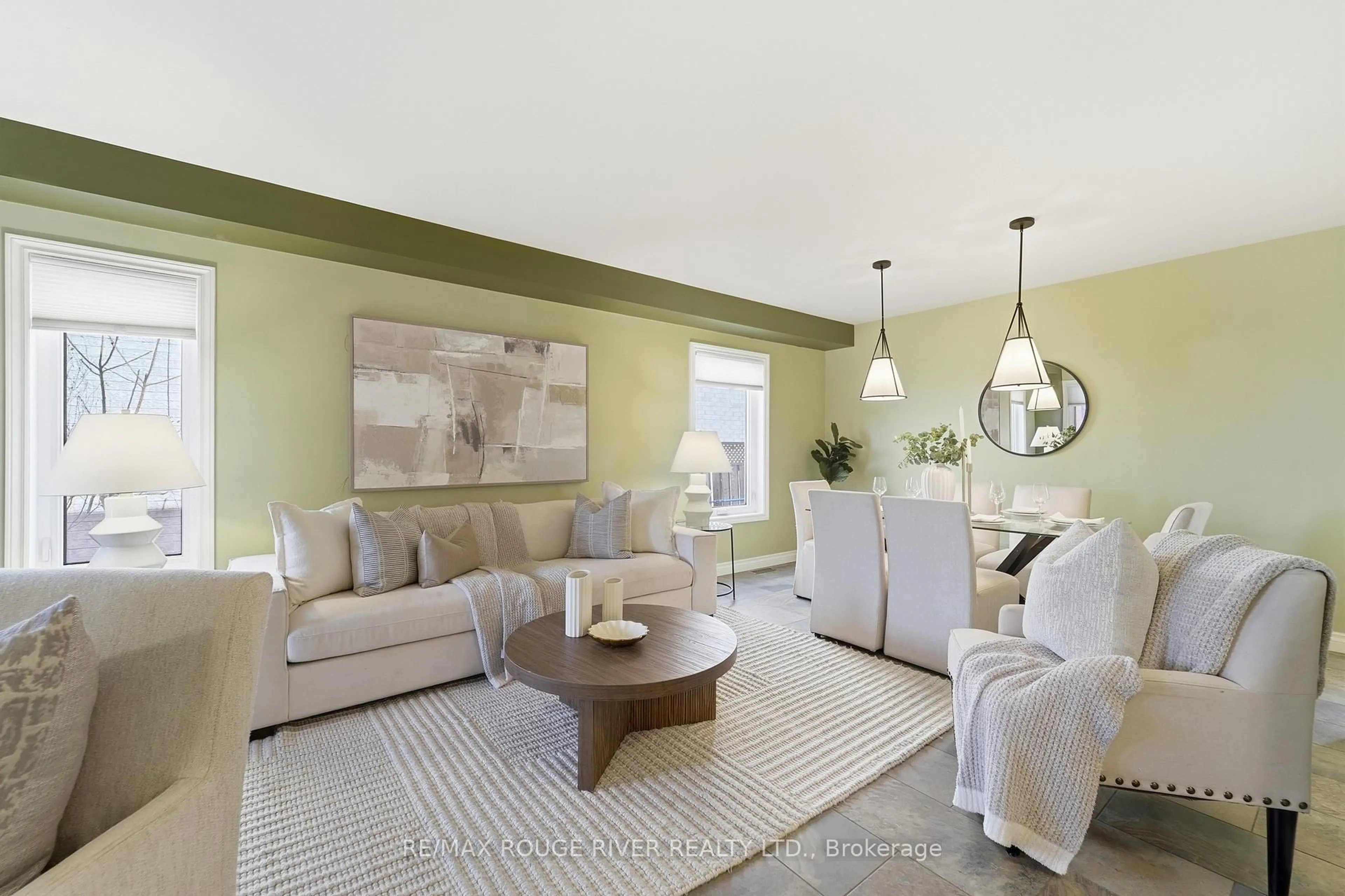 Living room with furniture, unknown for 5 Iberville Rd, Whitby Ontario L1M 1H5