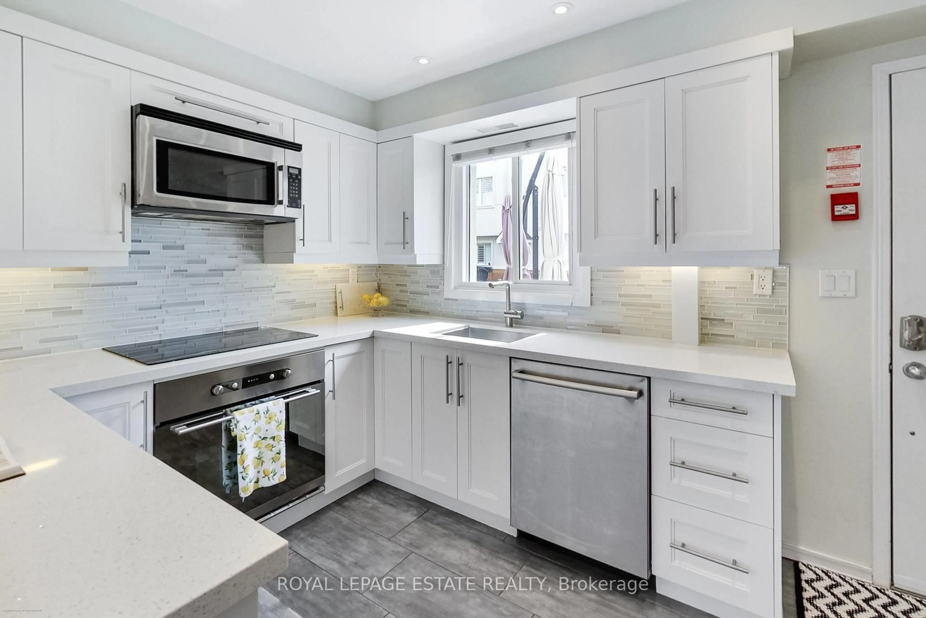 Contemporary kitchen, ceramic/tile floor for 101 Hammersmith Ave #203, Toronto Ontario M4E 2W3