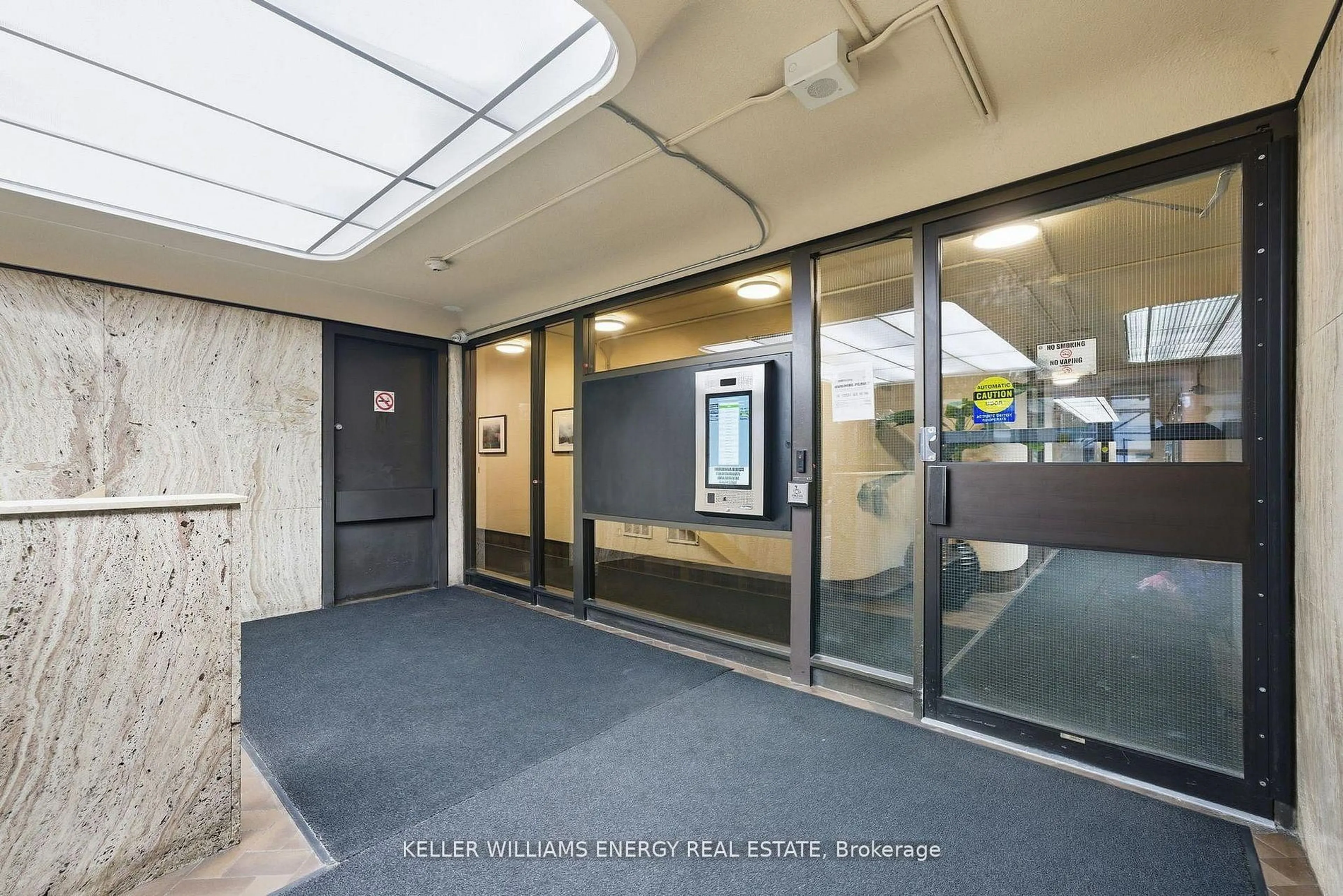 Indoor foyer for 1 Massey Sq #1514, Toronto Ontario M4C 5L4