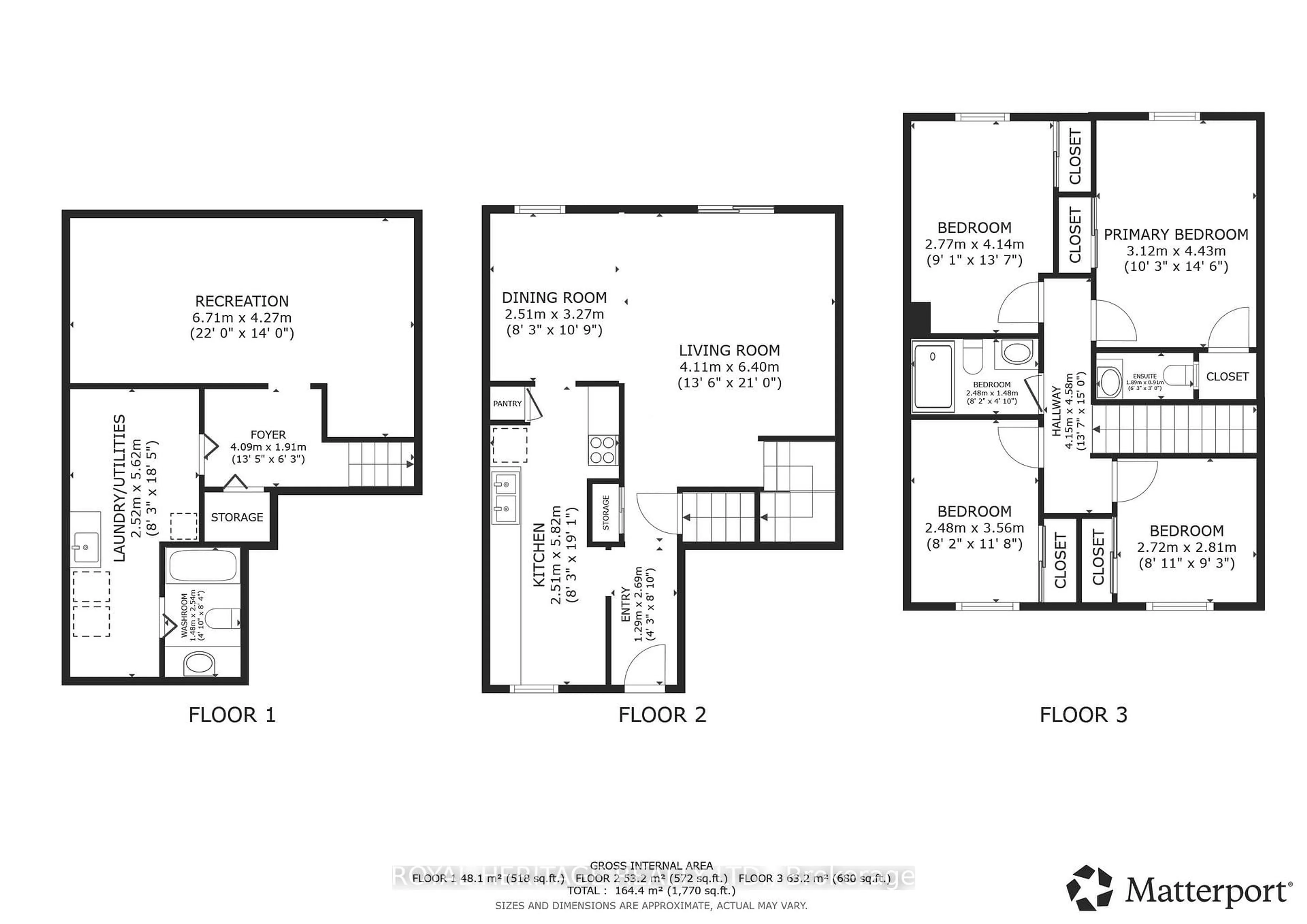 Floor plan for 155 Glovers Rd #31, Oshawa Ontario L1G 7A4