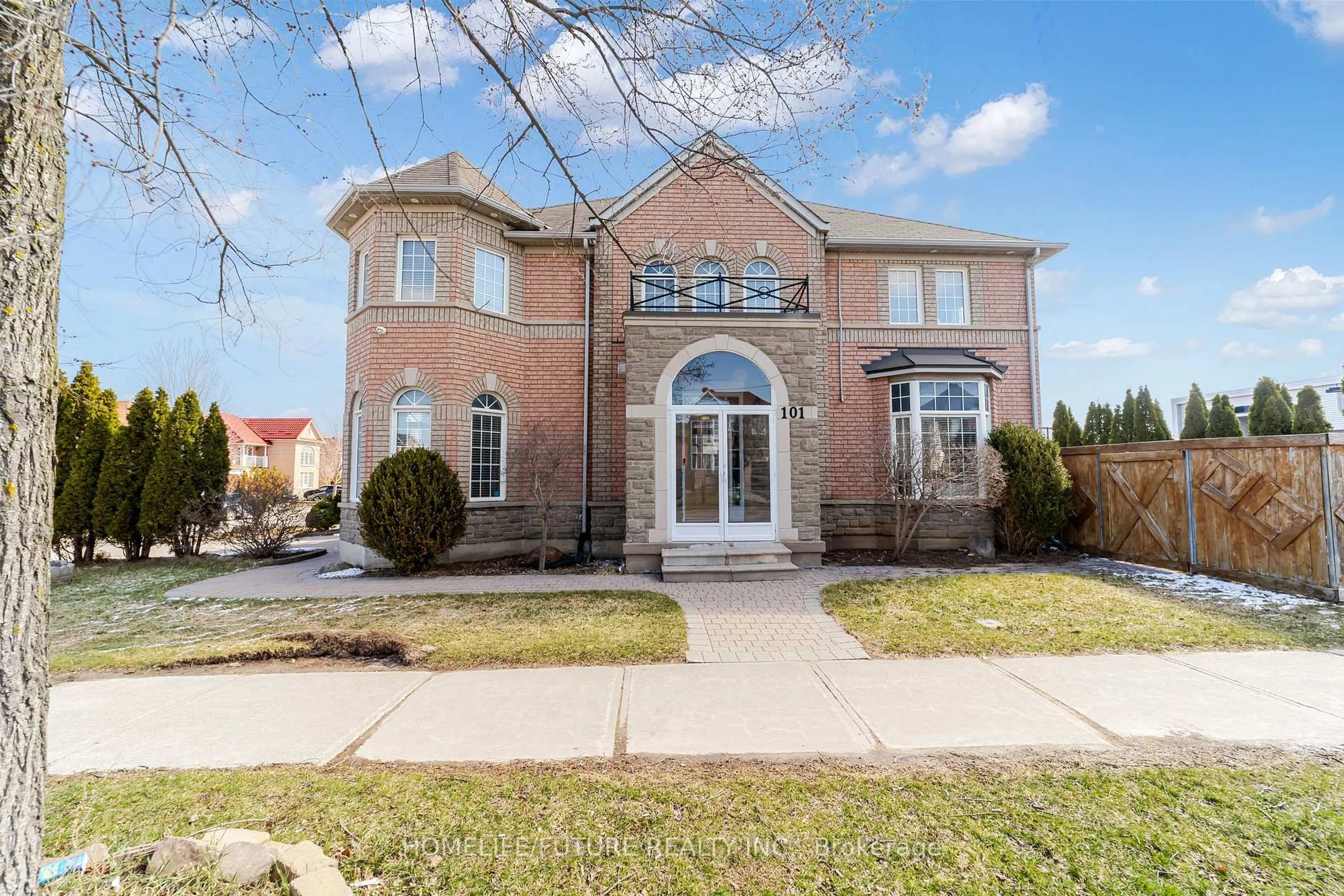 Home with brick exterior material, street for 101 Oasis Blvd, Toronto Ontario M1X 1X2