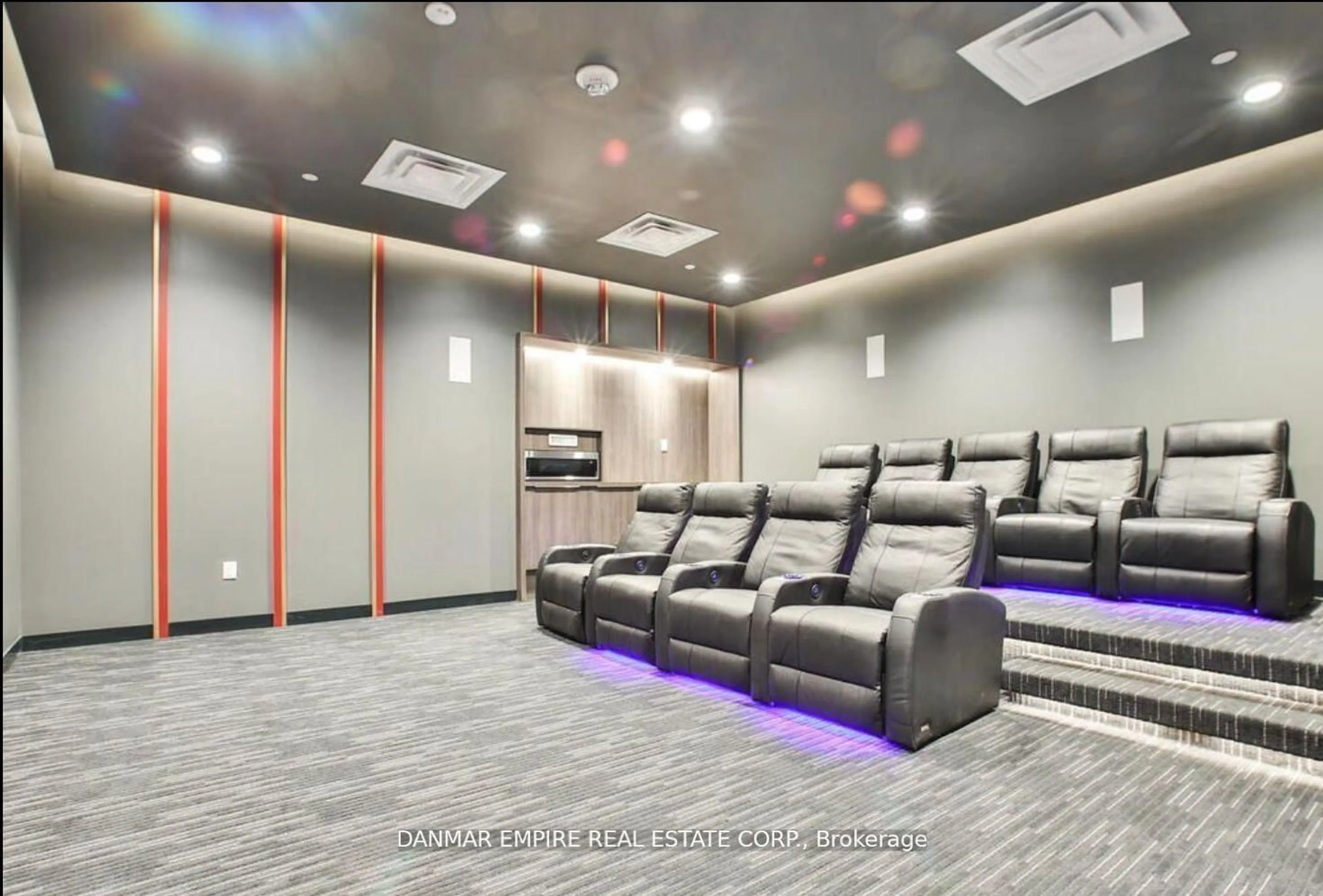Home theater for 3220 Sheppard Ave #810, Toronto Ontario M1T 0B7