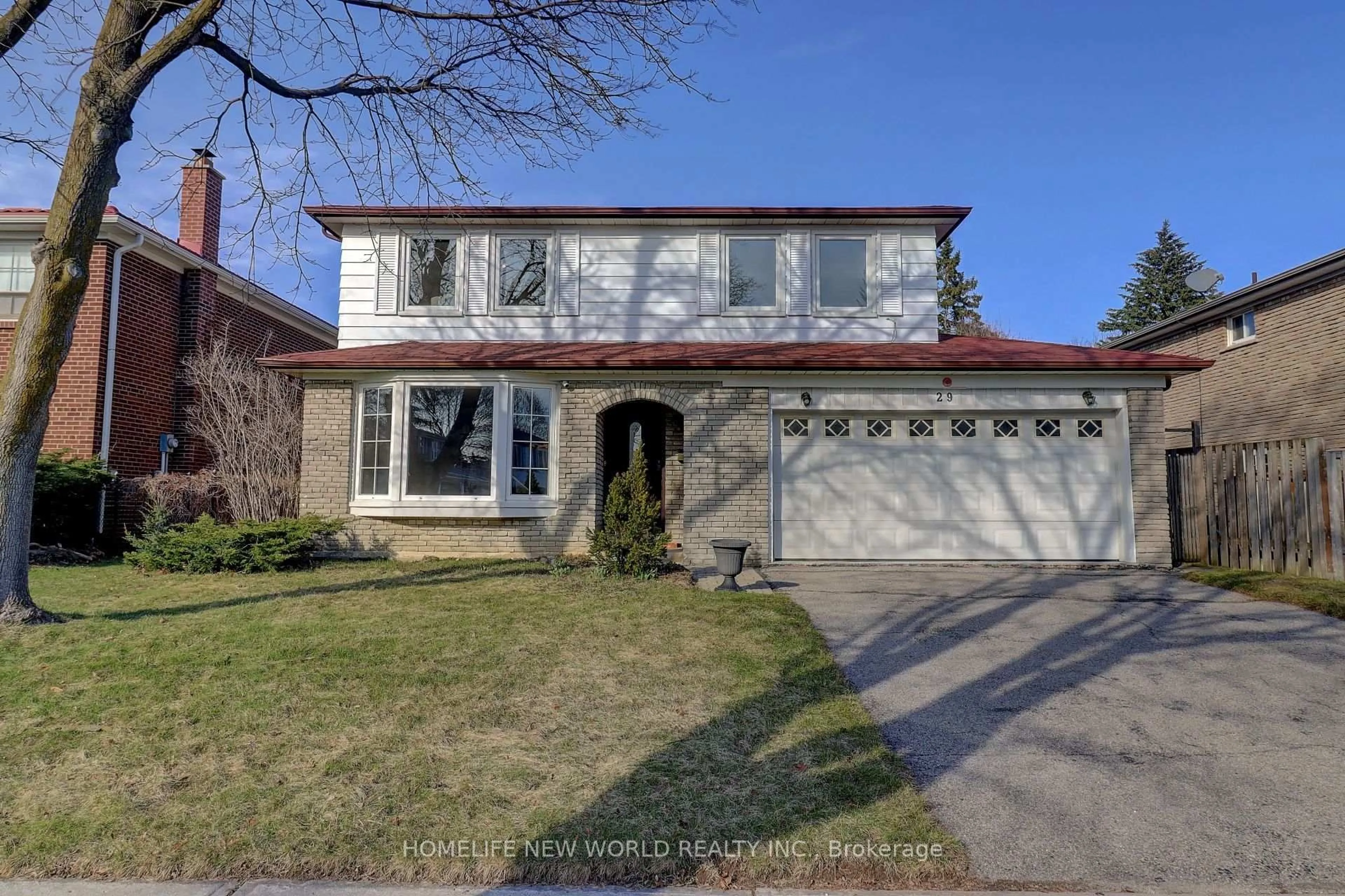 Home with brick exterior material, street for 29 Deepdale Dr, Toronto Ontario M1S 2N3