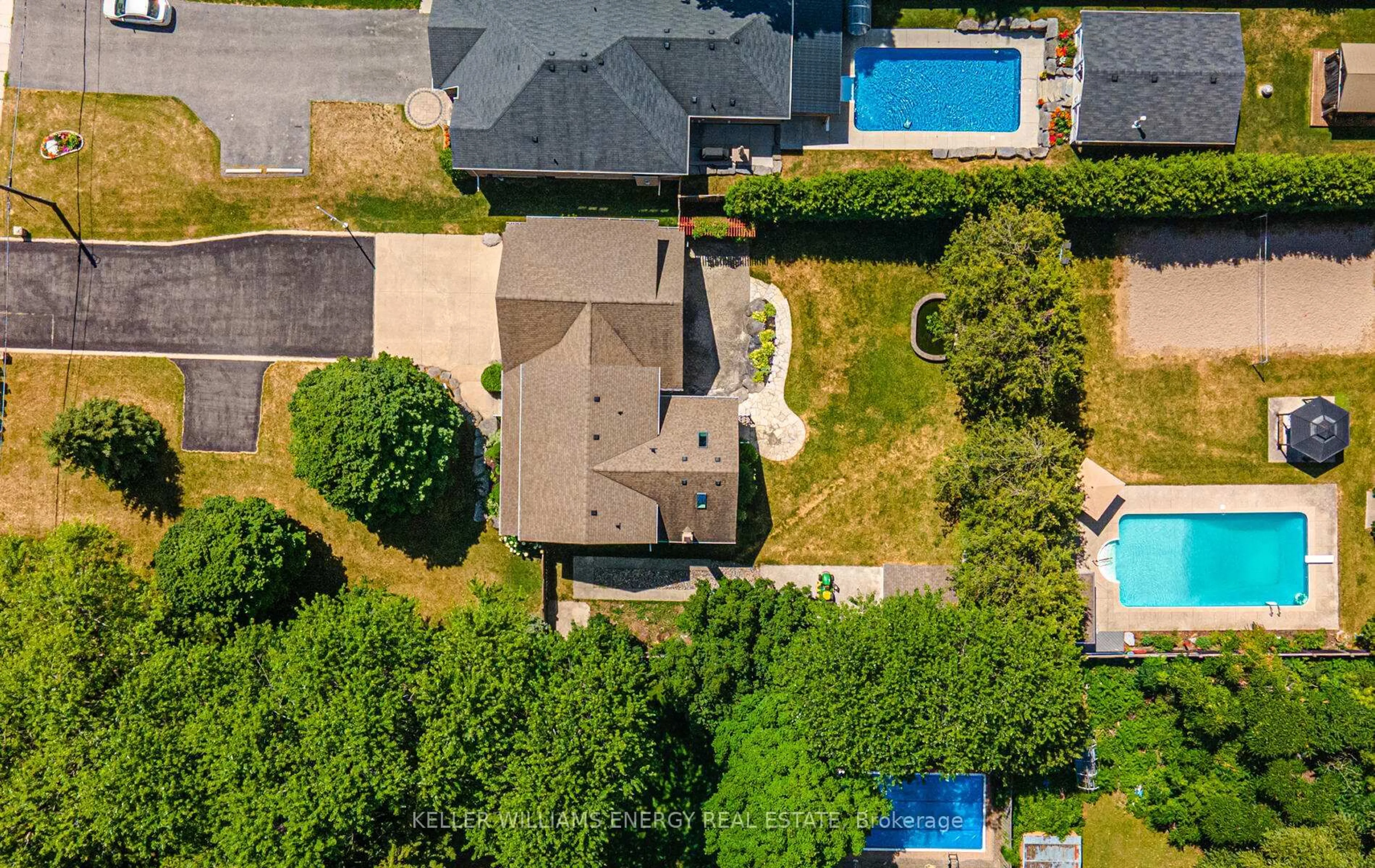 A pic from outside/outdoor area/front of a property/back of a property/a pic from drone, street for 2346 Prestonvale Rd, Clarington Ontario L1E 2S1