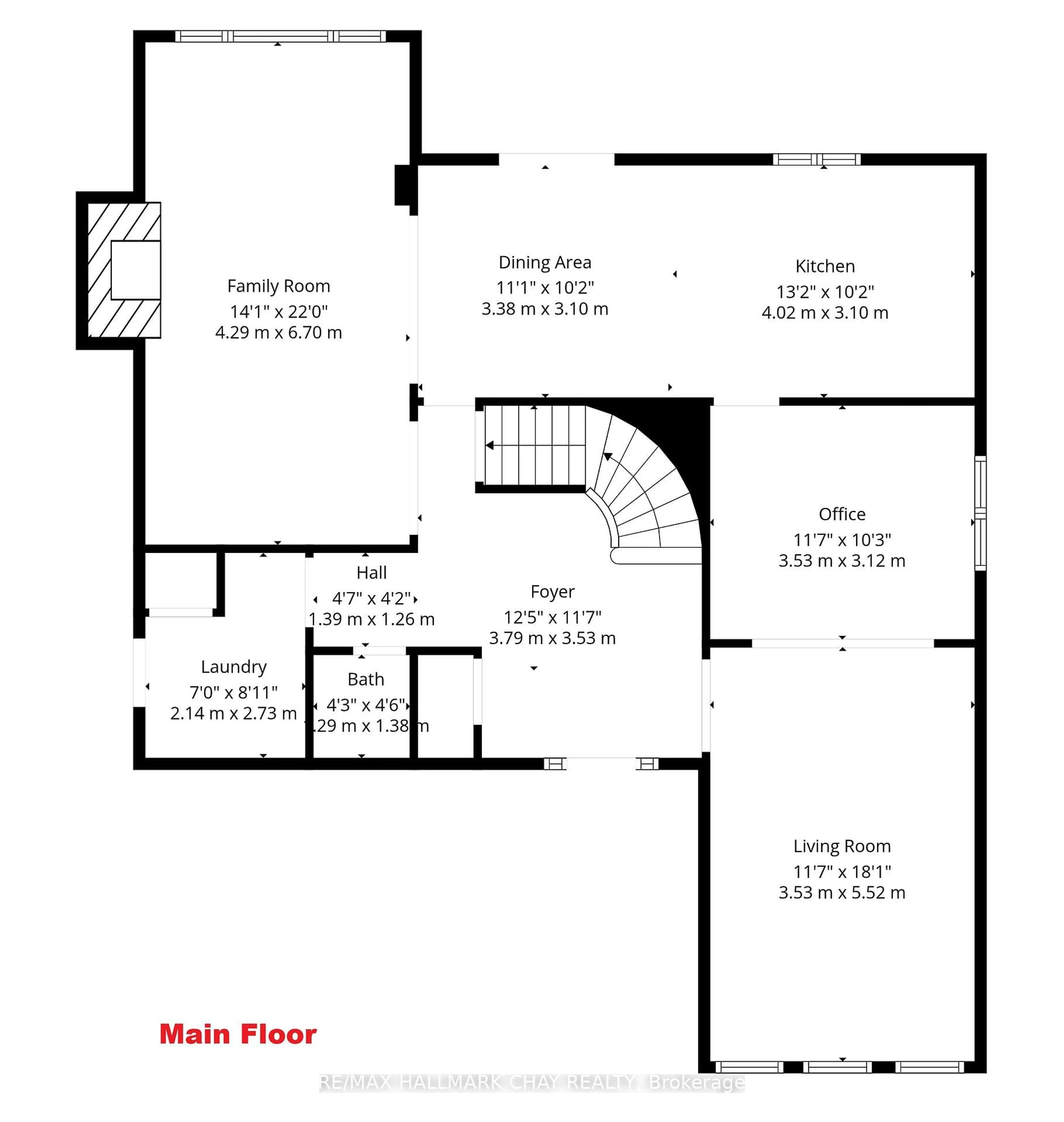 Floor plan for 45 Beamsville Dr, Toronto Ontario M1T 3S1
