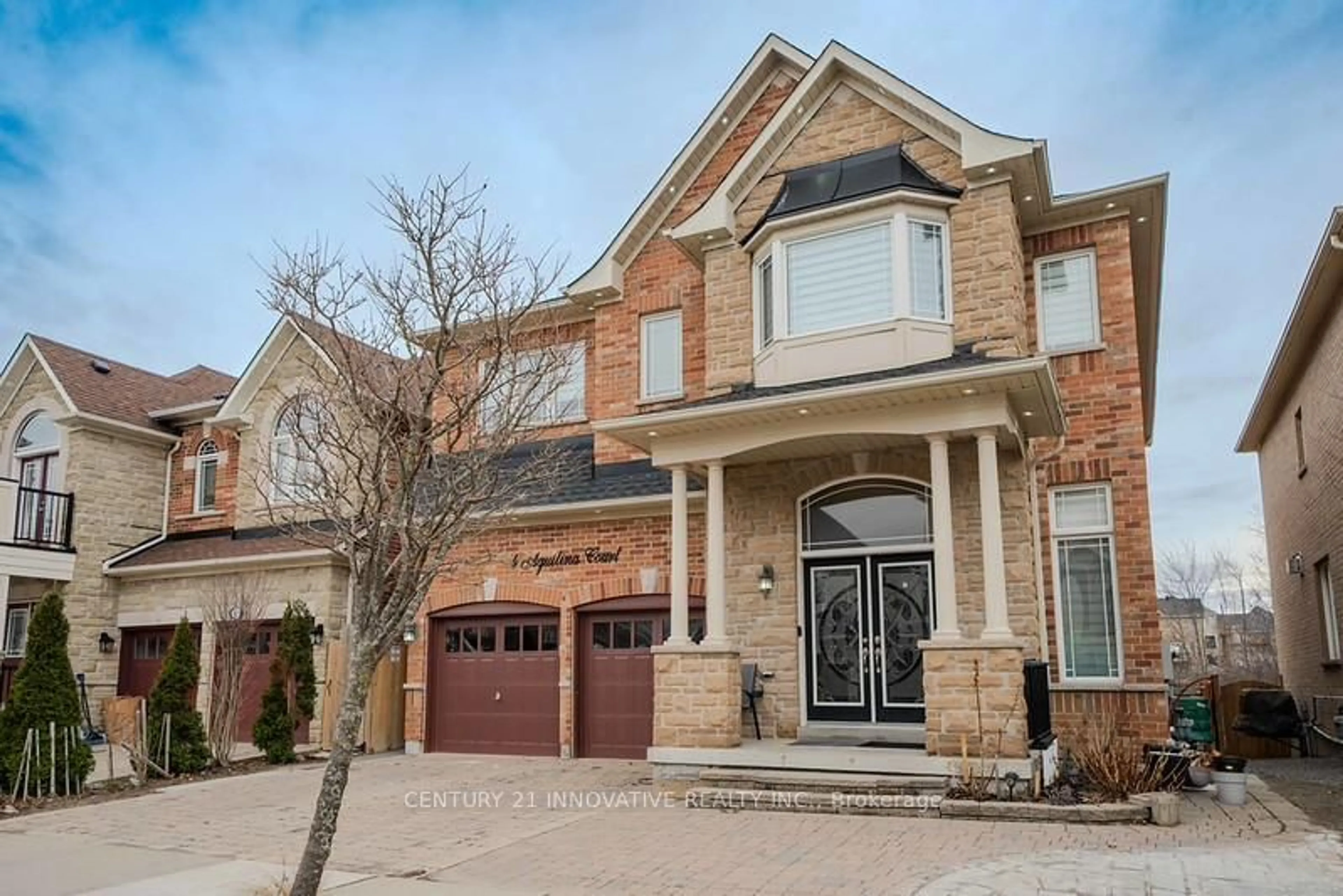 Home with brick exterior material, street for 4 Aquilina Crt, Ajax Ontario L1Z 0E5