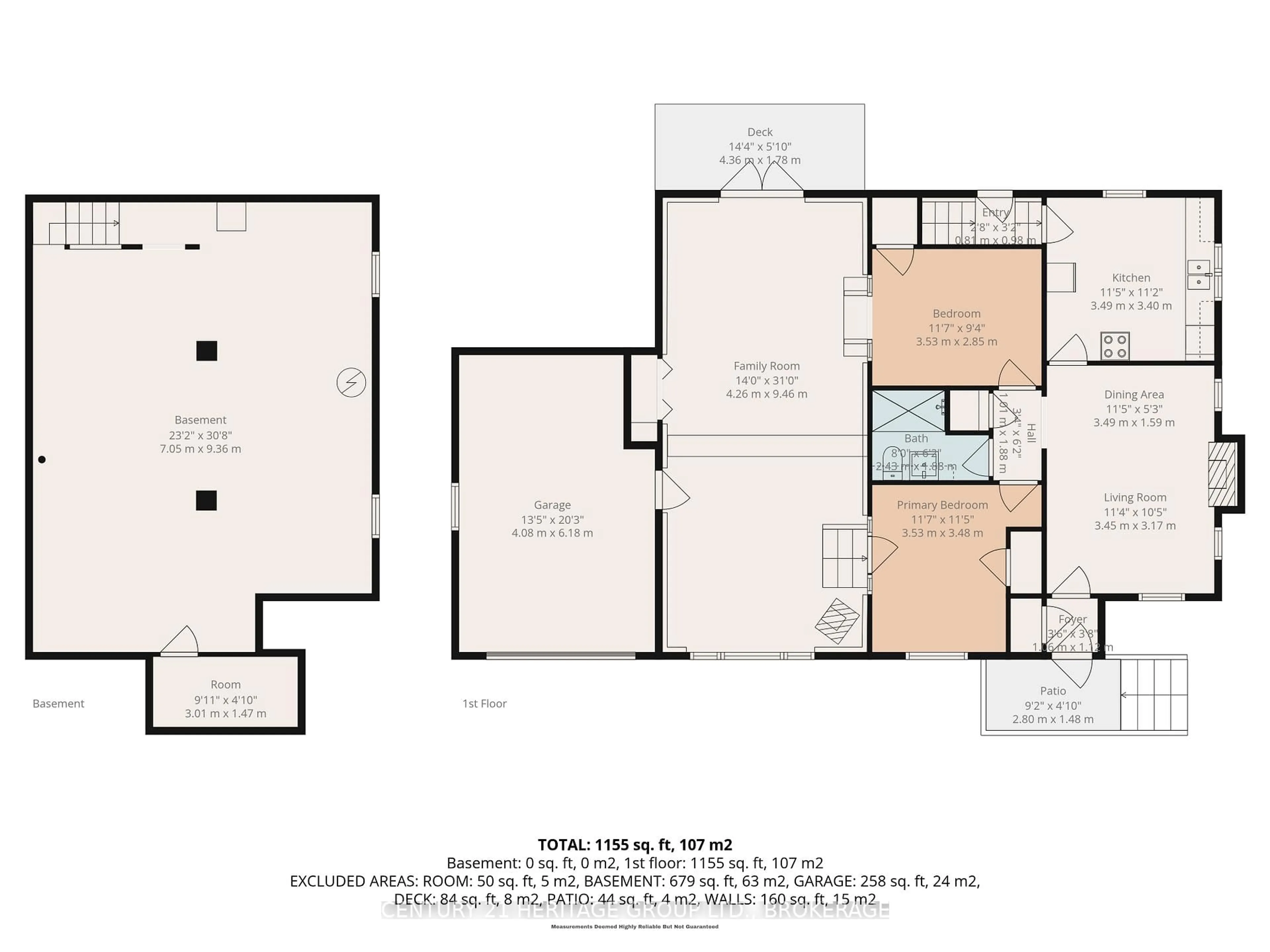 Floor plan for 1033 King St, Oshawa Ontario L1H 1H4