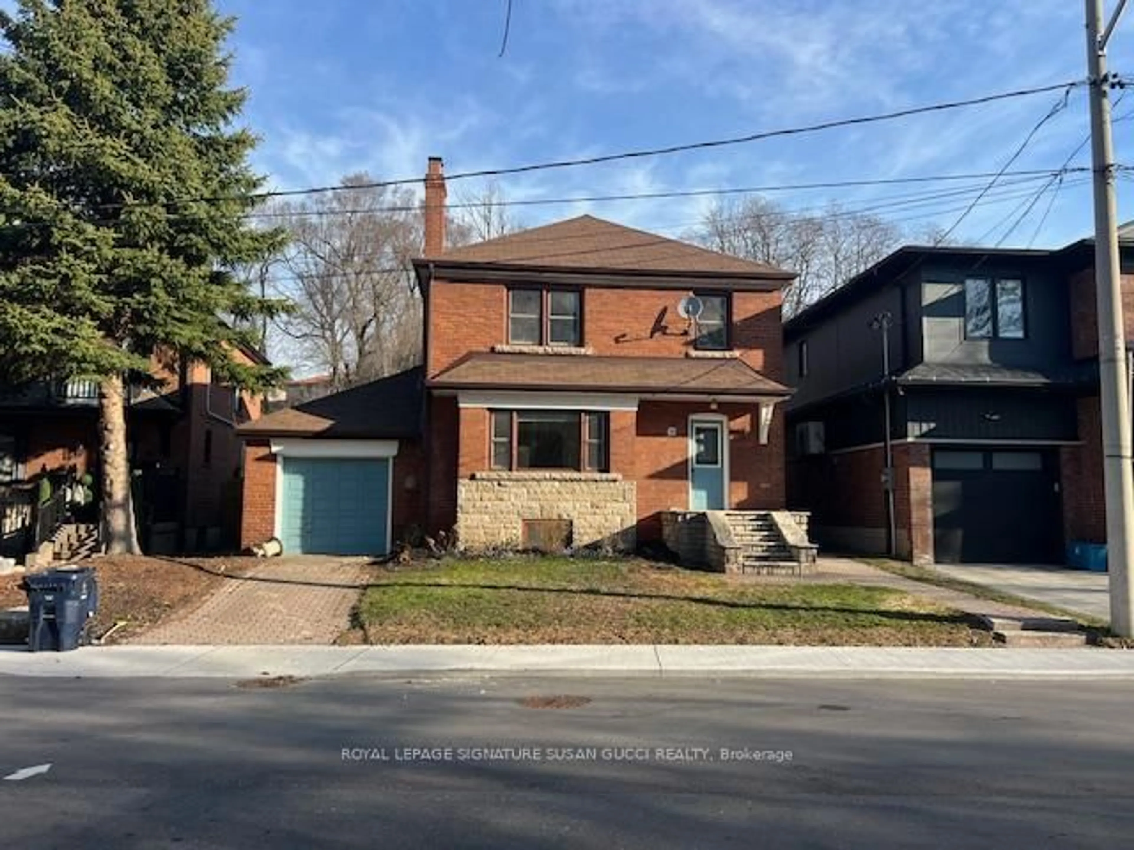 Home with brick exterior material, street for 18 Alder Rd, Toronto Ontario M4B 2Y4