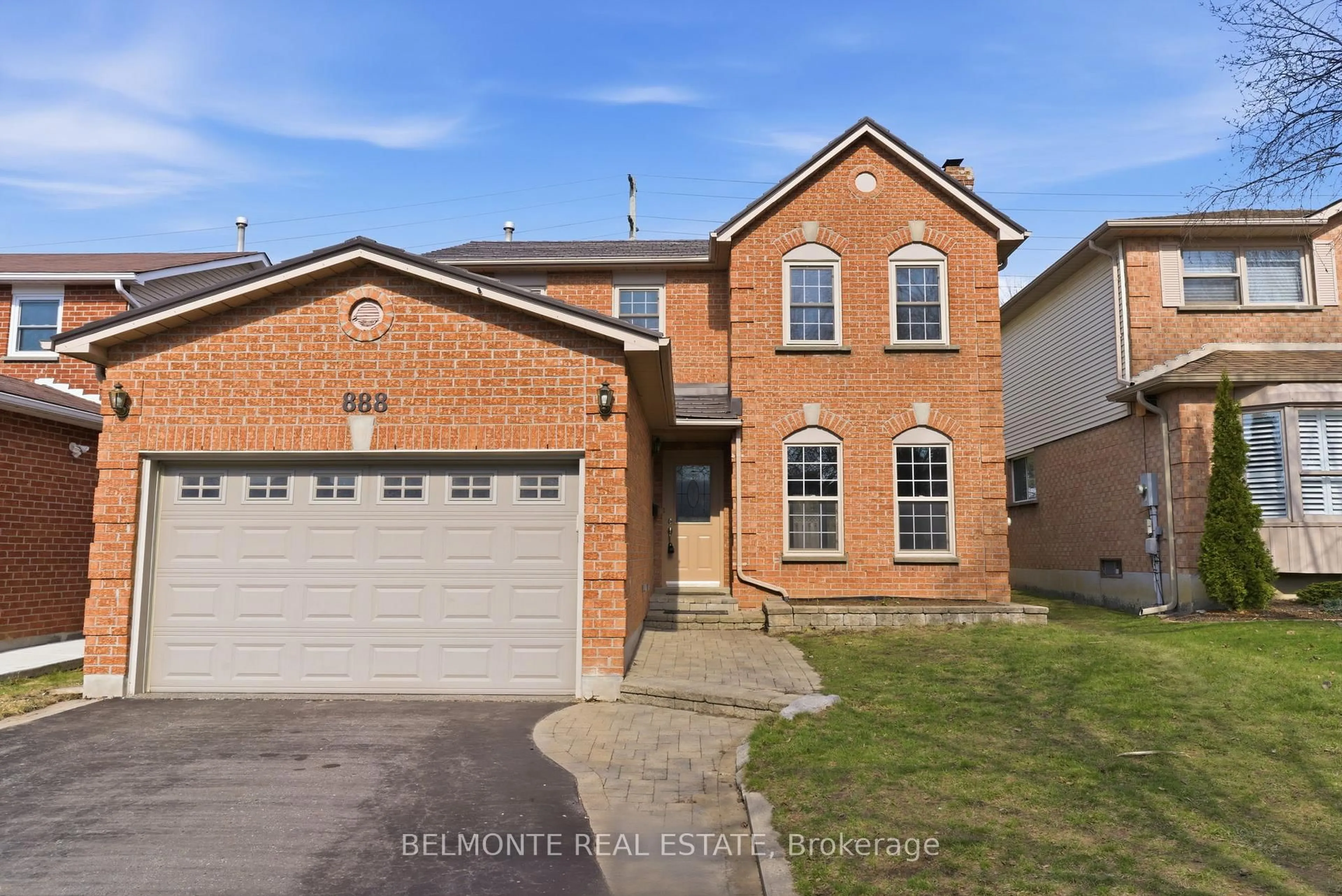 Home with brick exterior material, street for 888 Lavis Crt, Oshawa Ontario L1K 1W1