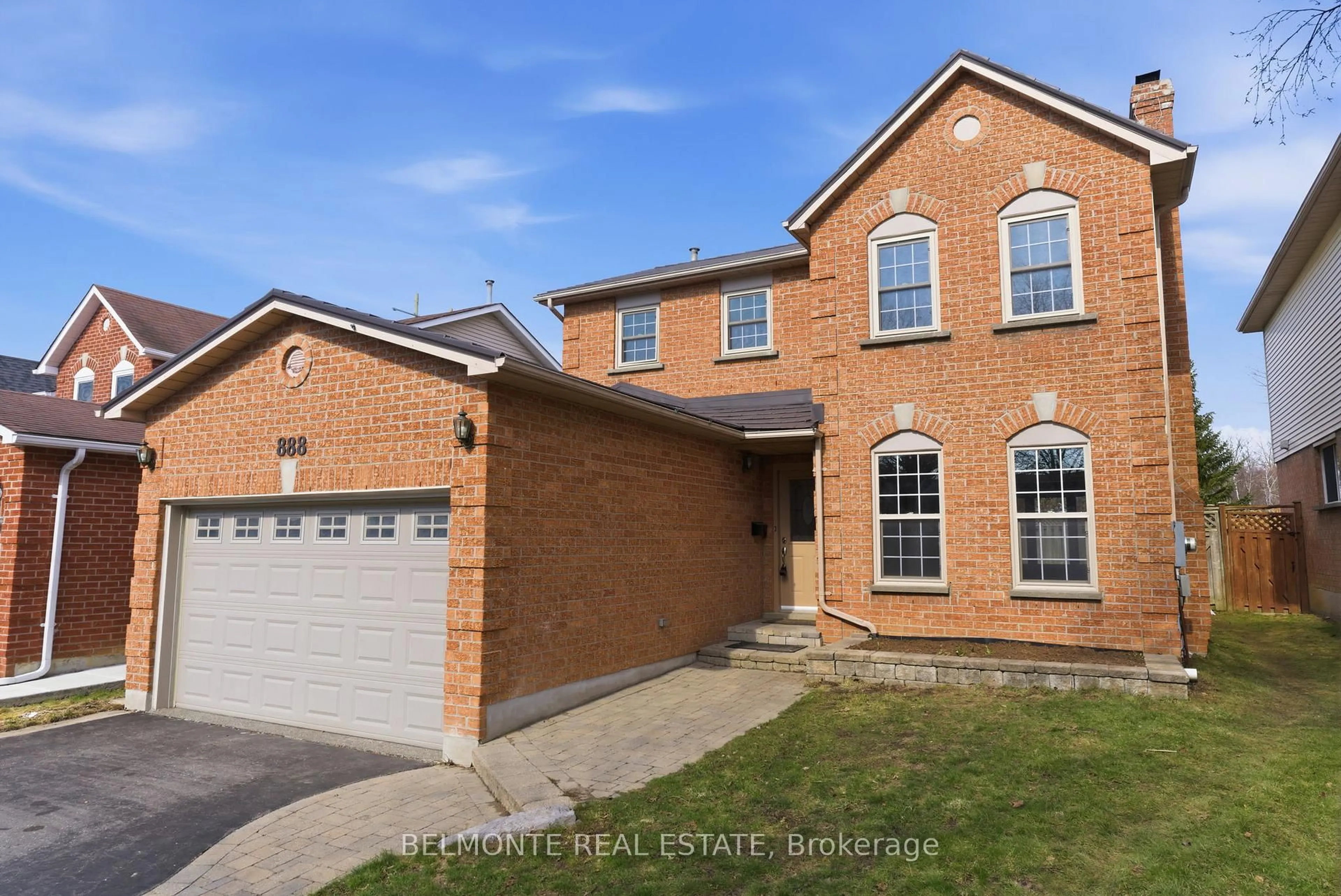 Home with brick exterior material, street for 888 Lavis Crt, Oshawa Ontario L1K 1W1