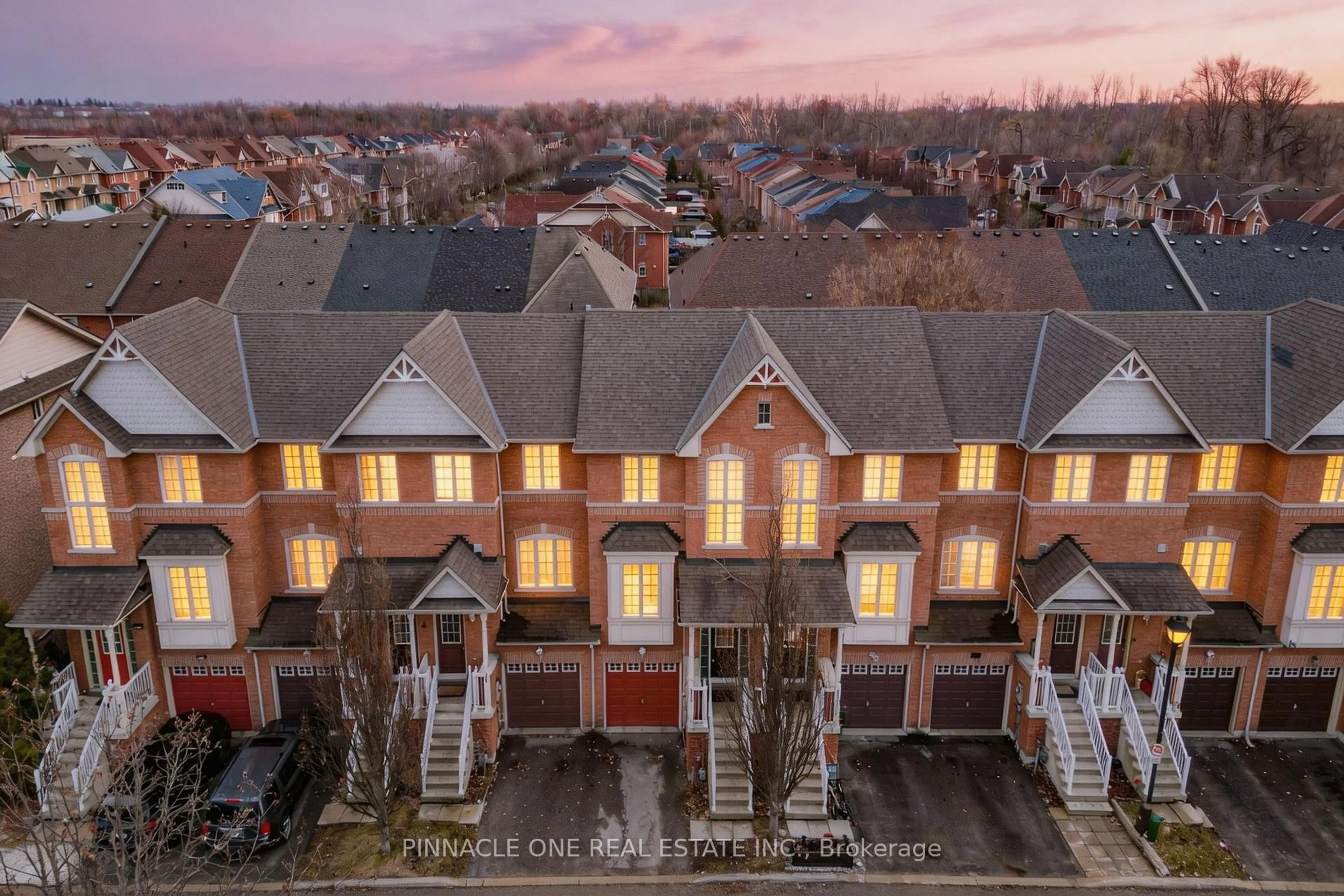 A pic from outside/outdoor area/front of a property/back of a property/a pic from drone, city buildings view from balcony for 80 Wilkie Lane, Ajax Ontario L1S 7S7
