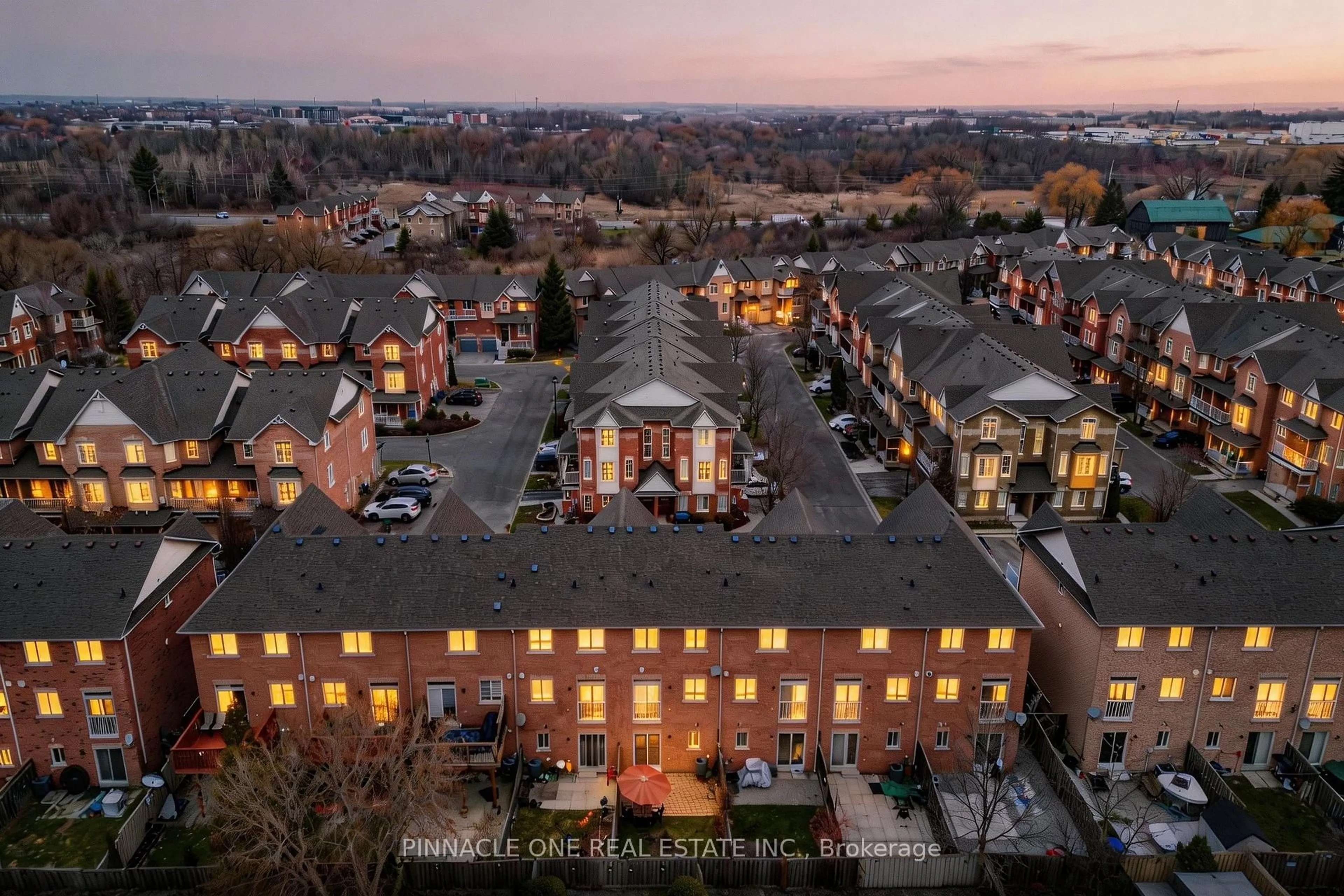 A pic from outside/outdoor area/front of a property/back of a property/a pic from drone, mountain view for 80 Wilkie Lane, Ajax Ontario L1S 7S7