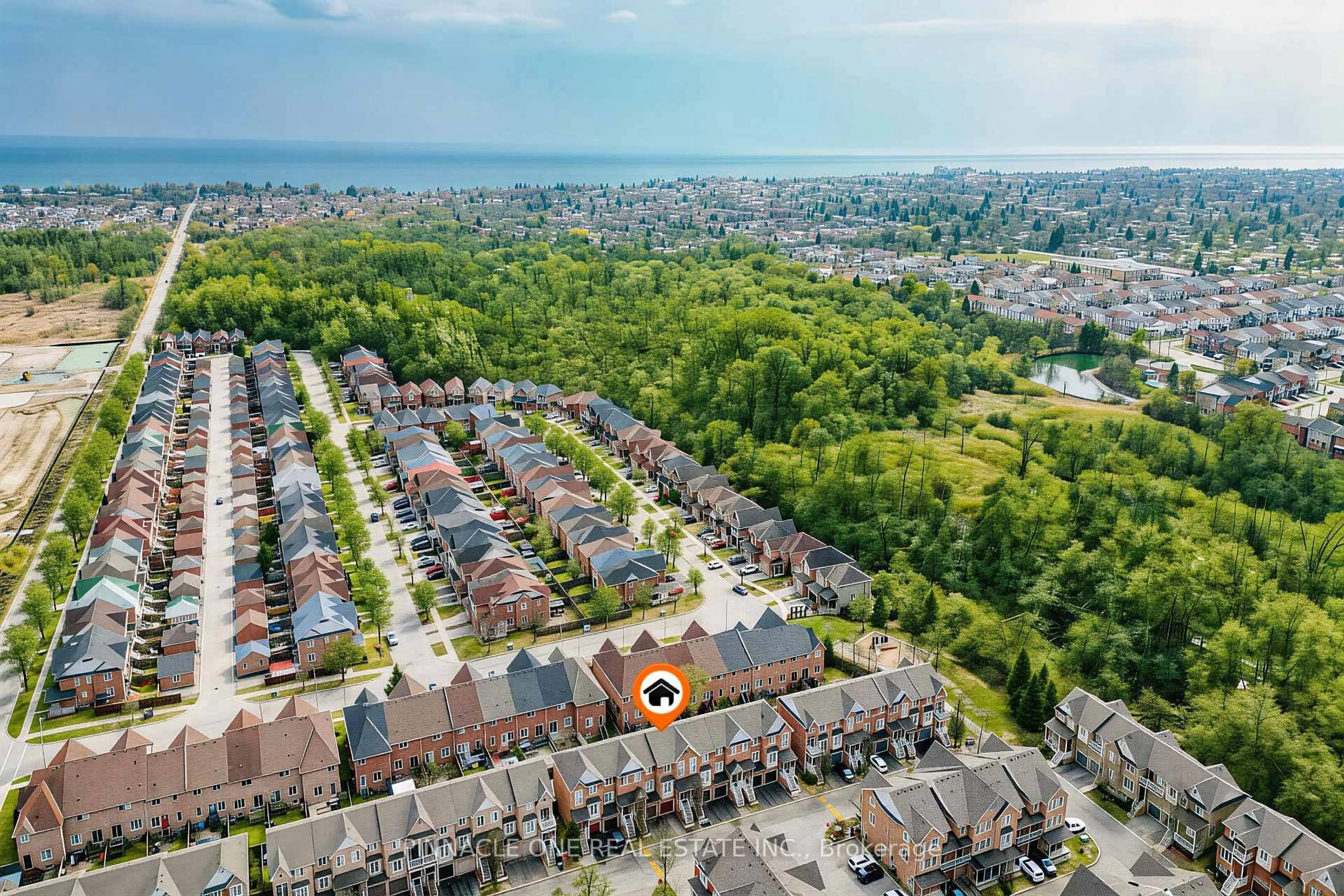 A pic from outside/outdoor area/front of a property/back of a property/a pic from drone, unknown for 80 Wilkie Lane, Ajax Ontario L1S 7S7