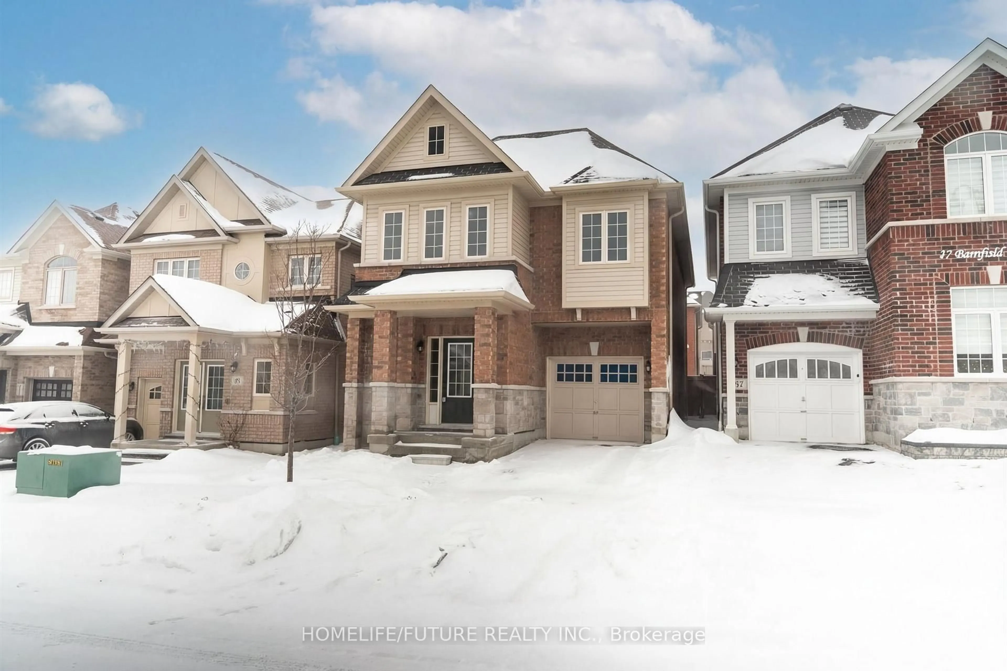 Home with brick exterior material, street for 39 Barnfield Cres, Ajax Ontario L1Z 0T3