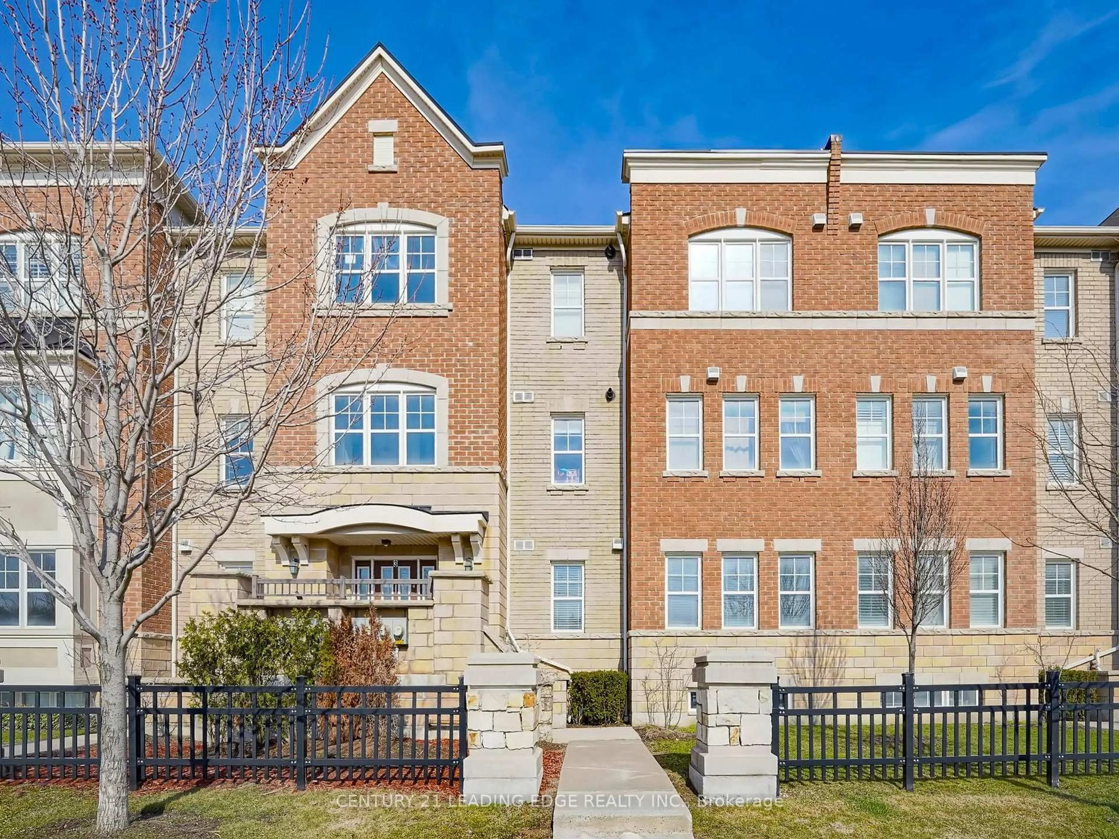 Home with brick exterior material, street for 1725 Pure Springs Blvd #106, Pickering Ontario L1X 0C4