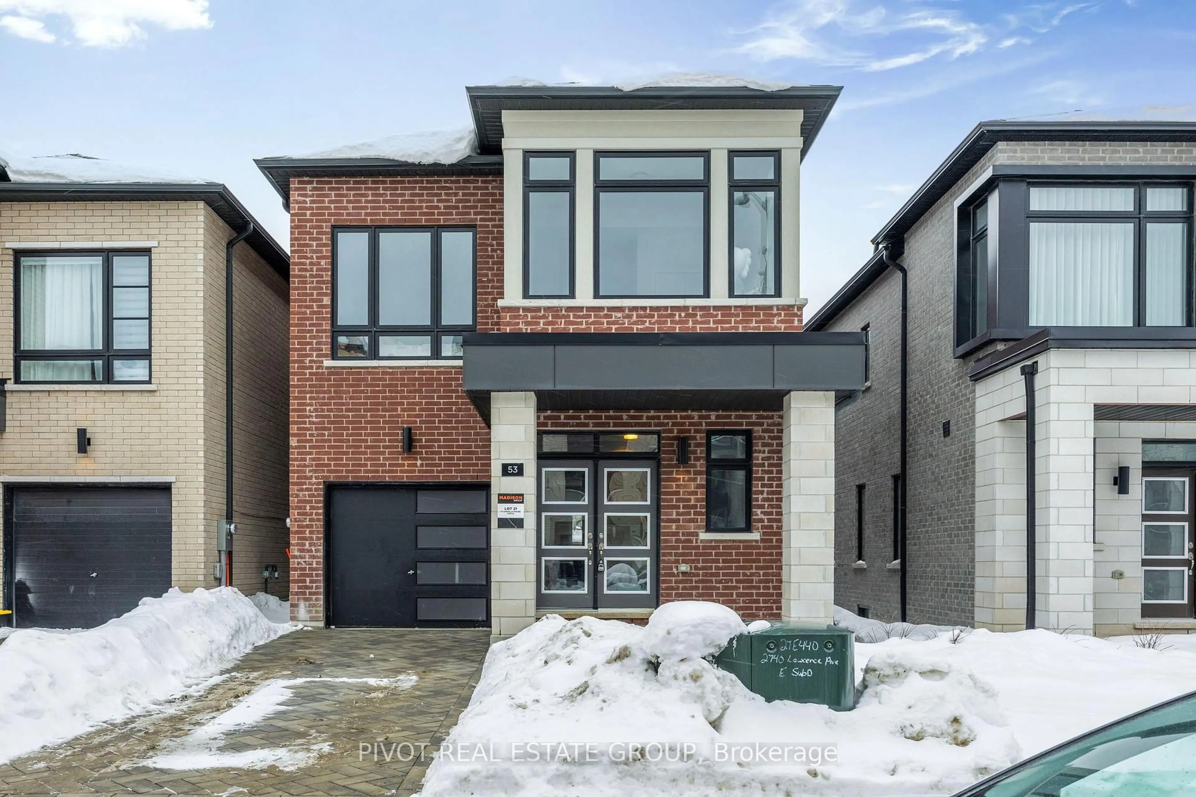 Home with brick exterior material, street for 53 Danielle Moore Circ, Toronto Ontario M1P 0G9