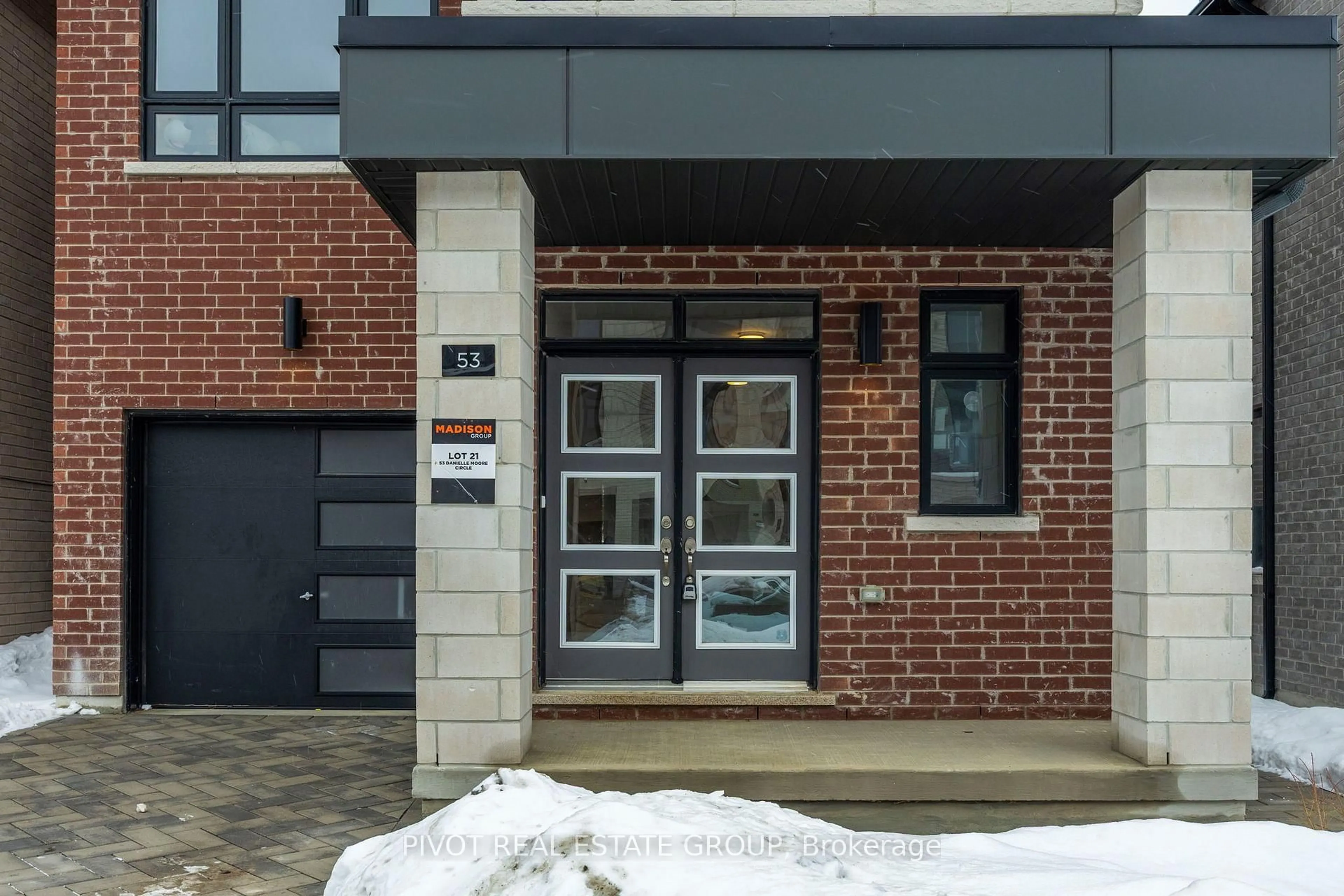 Home with brick exterior material, street for 53 Danielle Moore Circ, Toronto Ontario M1P 0G9