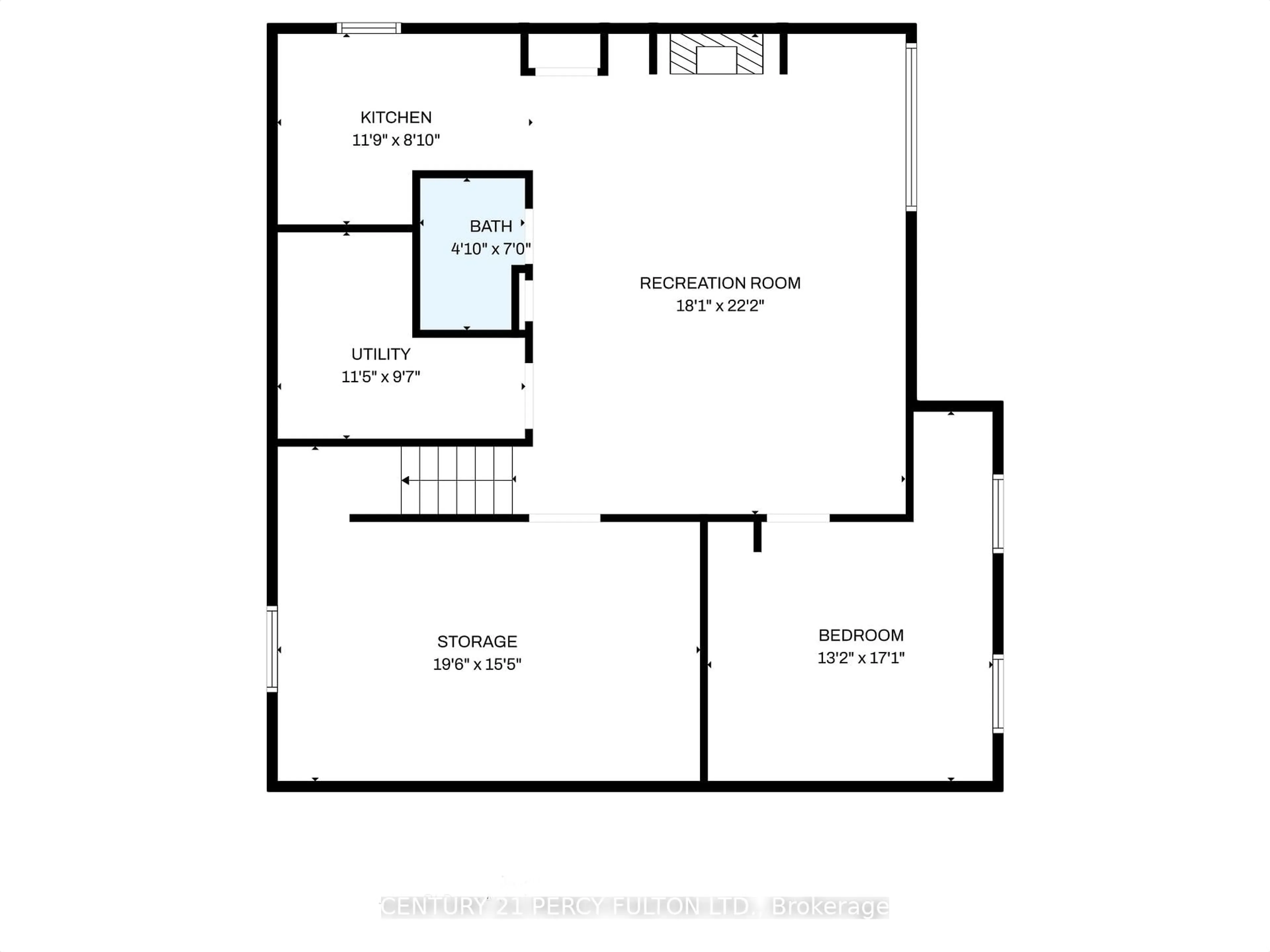 Floor plan for 840 Bem Ave, Pickering Ontario L1W 1X3