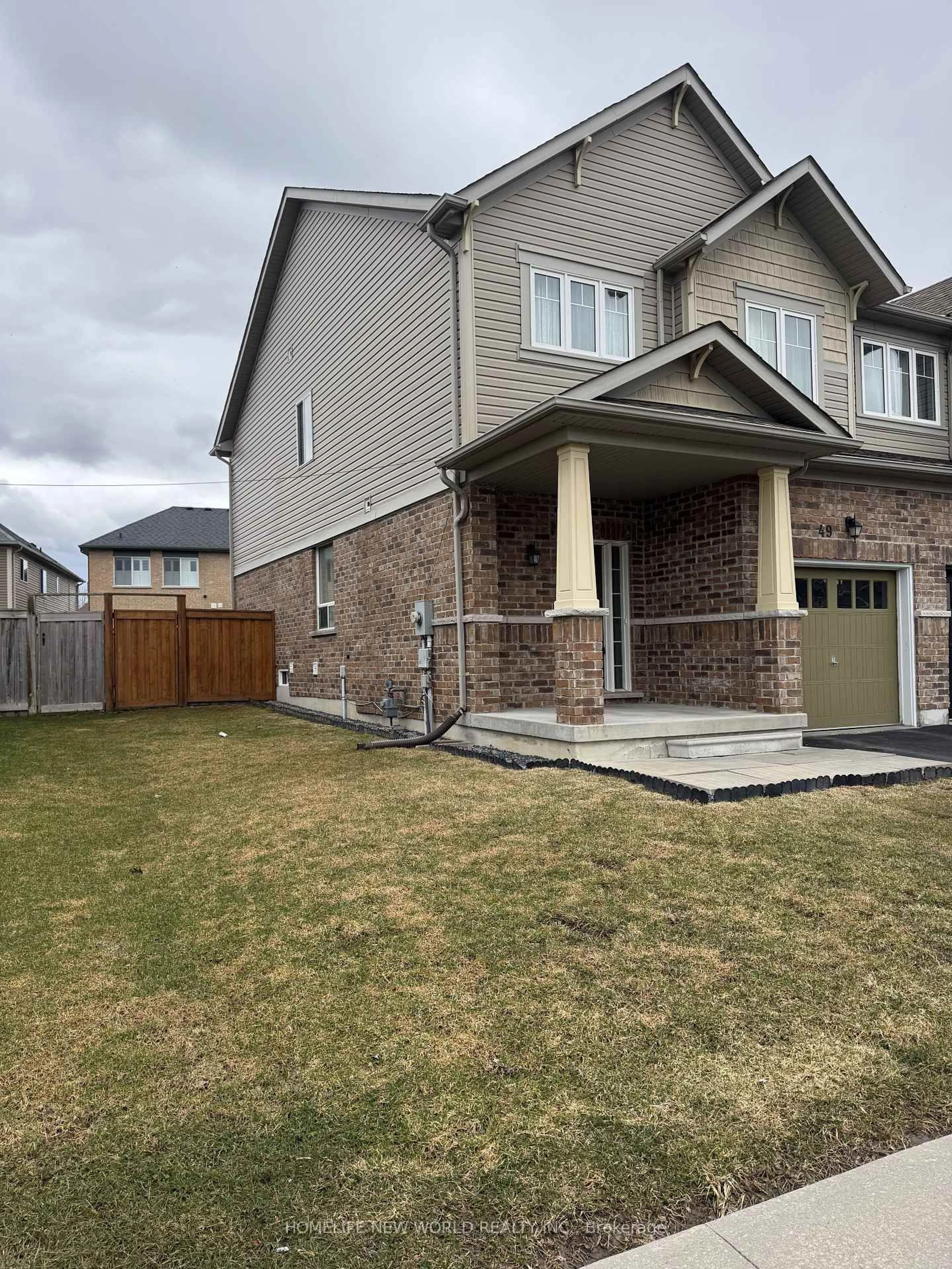 Home with brick exterior material, street for 49 Artania St, Oshawa Ontario L1L 0E6