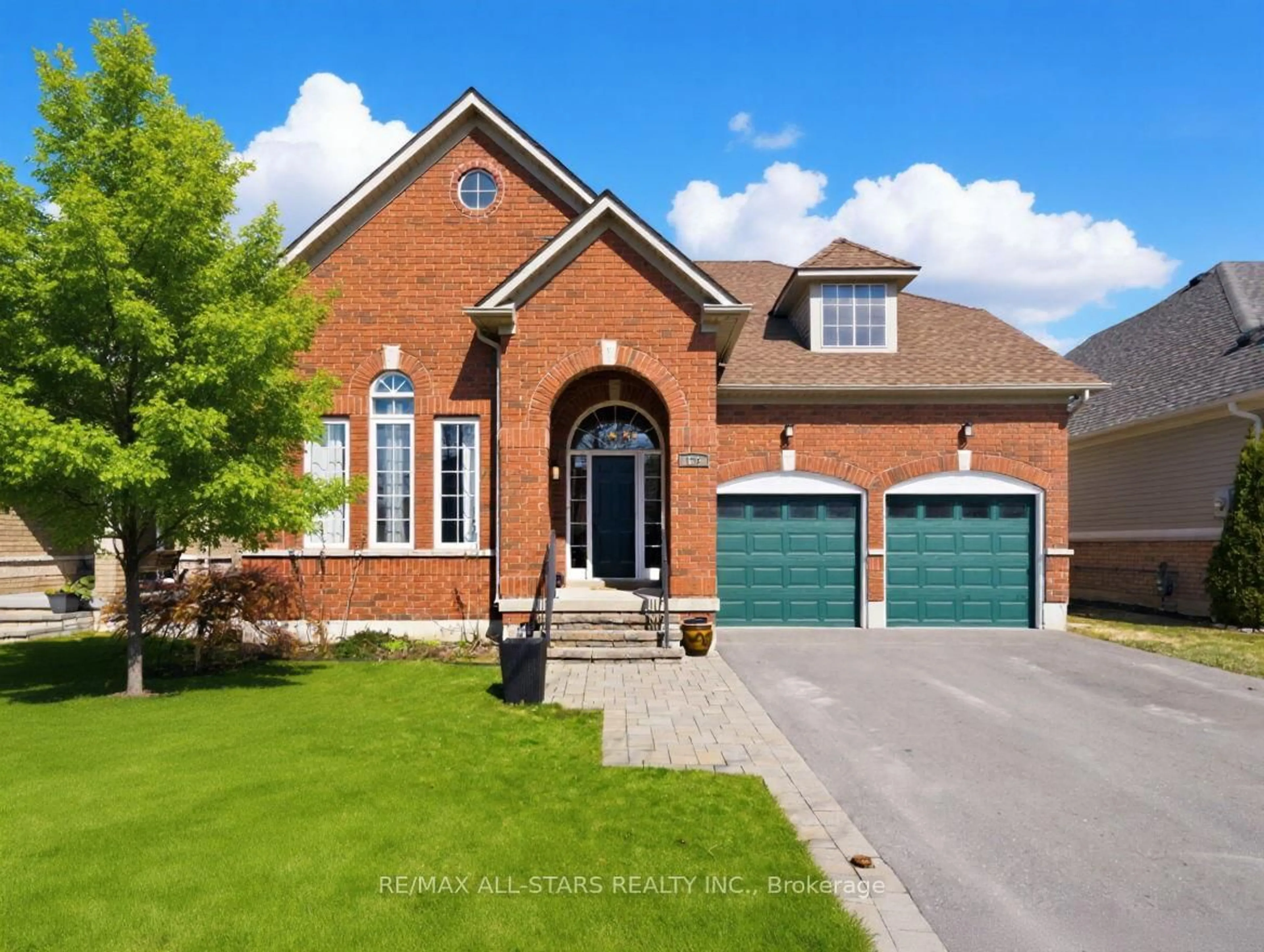 Home with brick exterior material, street for 179 Roseborough Dr, Scugog Ontario L9L 2E6