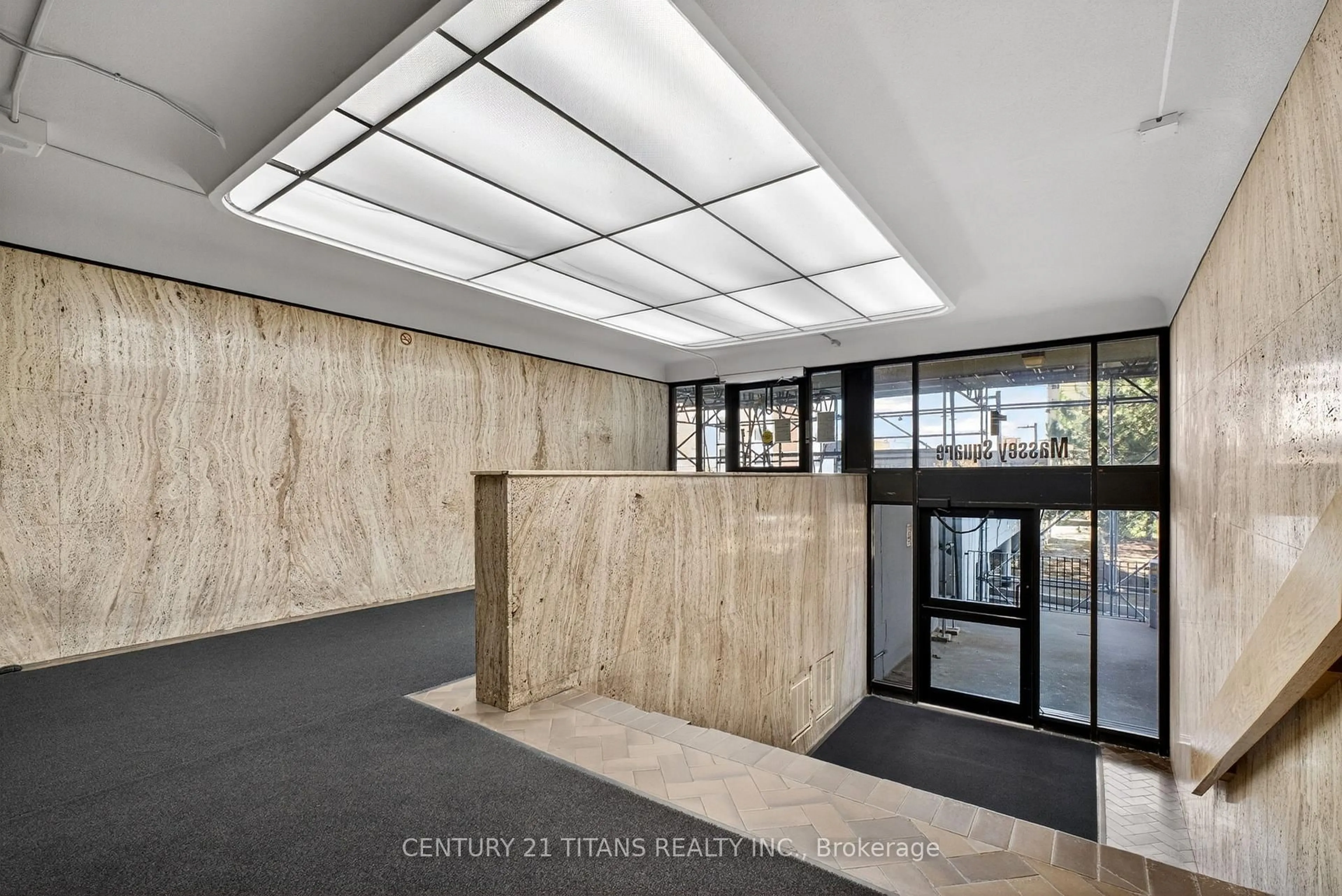 Indoor foyer for 1 Massey Sq #2903, Toronto Ontario M4C 5L4