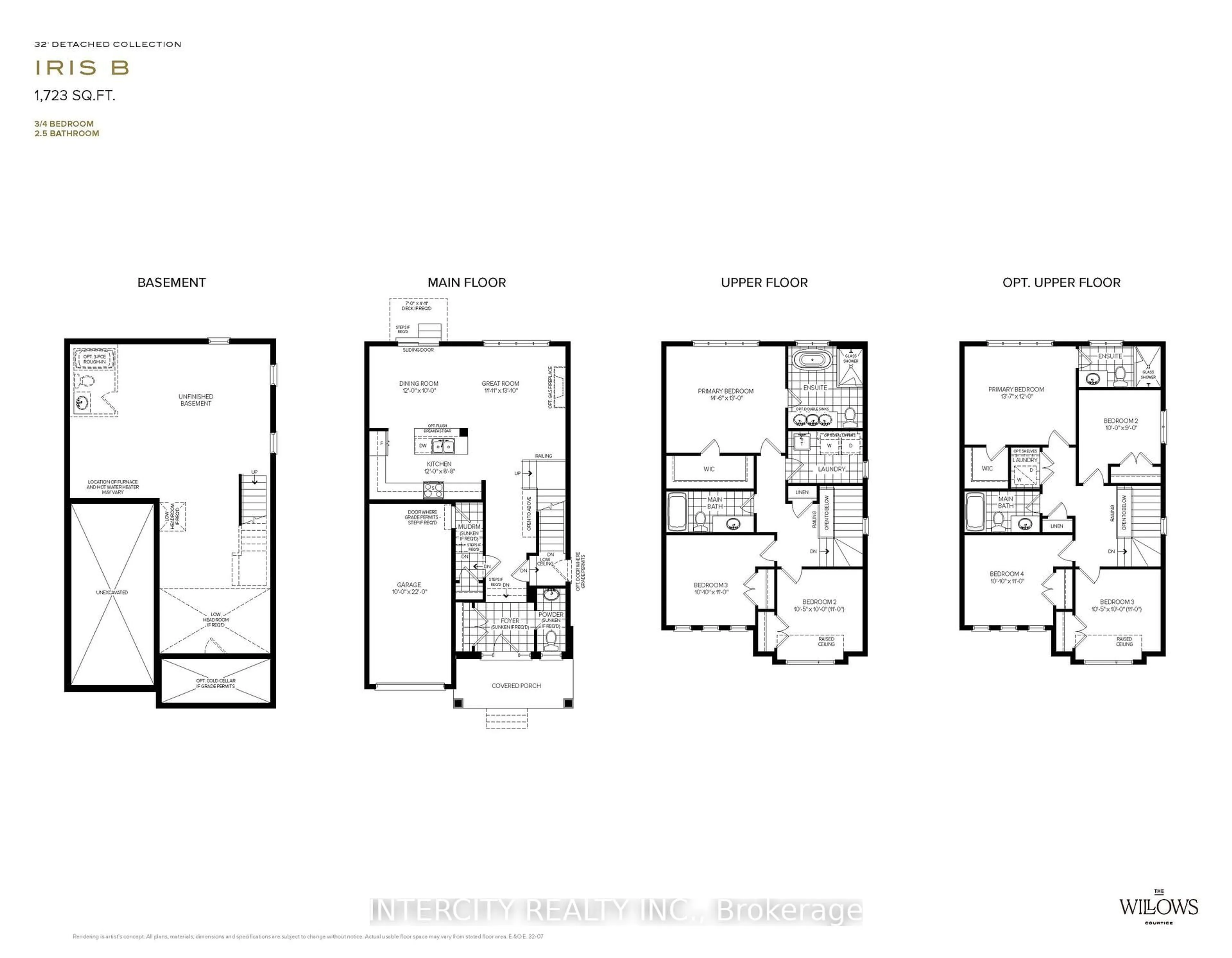 Floor plan for 1828 Nash Rd #Lot 76, Clarington Ontario L1E 2M2