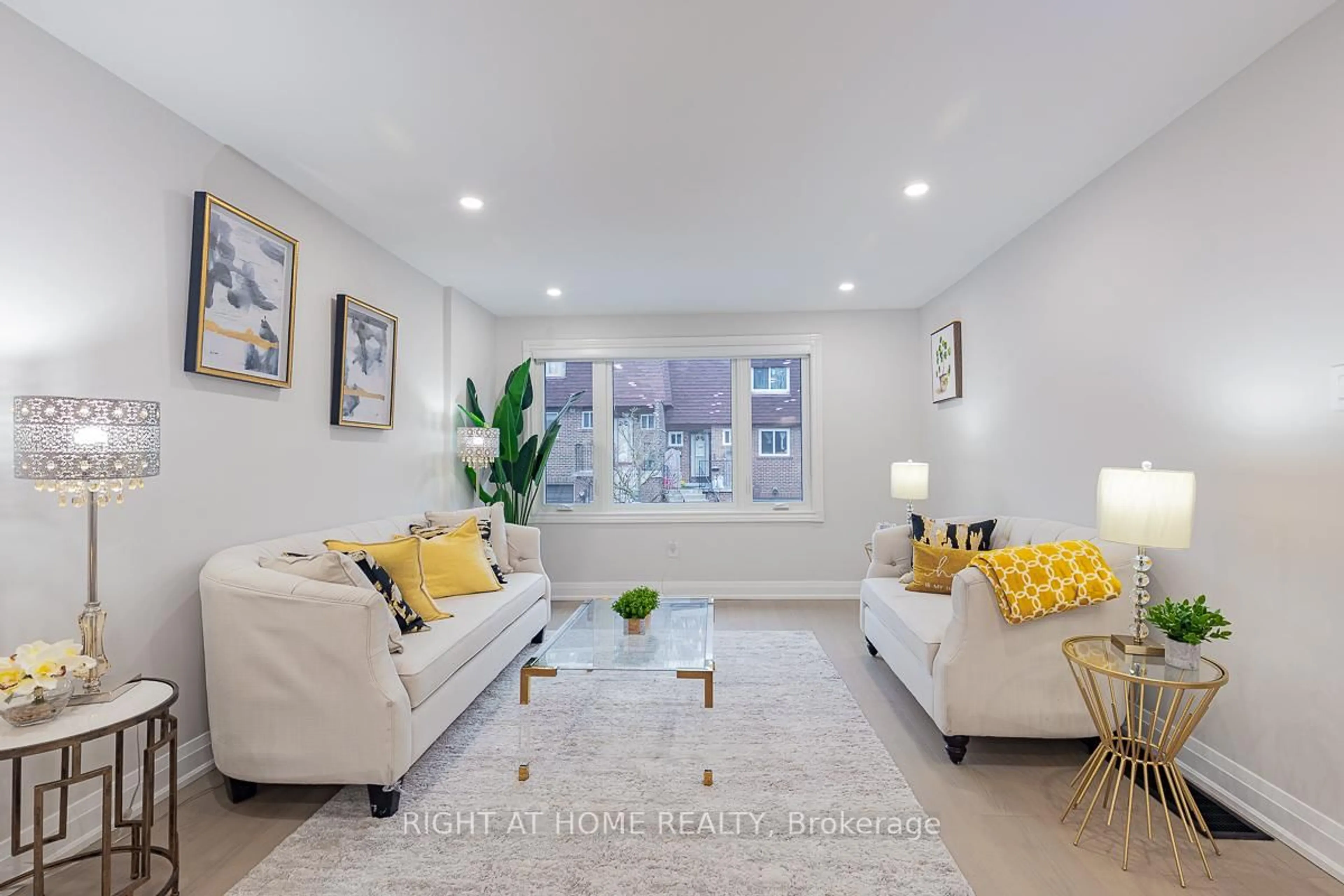 Living room with furniture, unknown for 160 Palmdale Dr #176, Toronto Ontario M1T 3M7