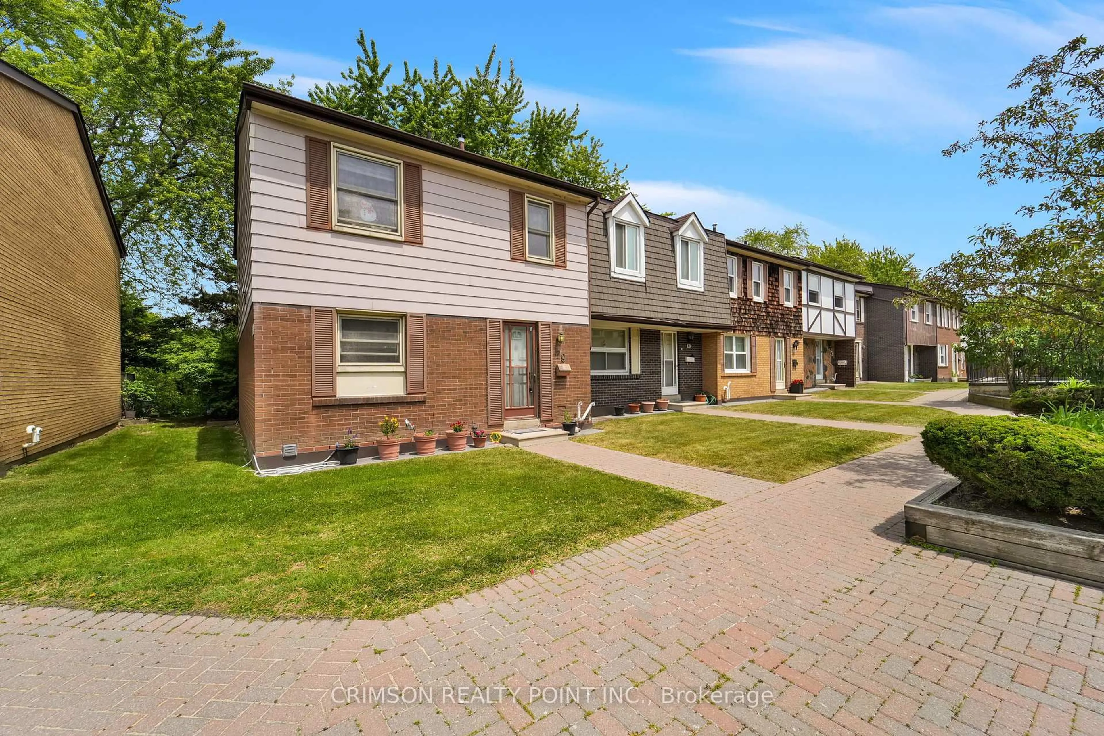 Home with brick exterior material, street for 25 Brimwood Blvd #79, Toronto Ontario M1V 1E2