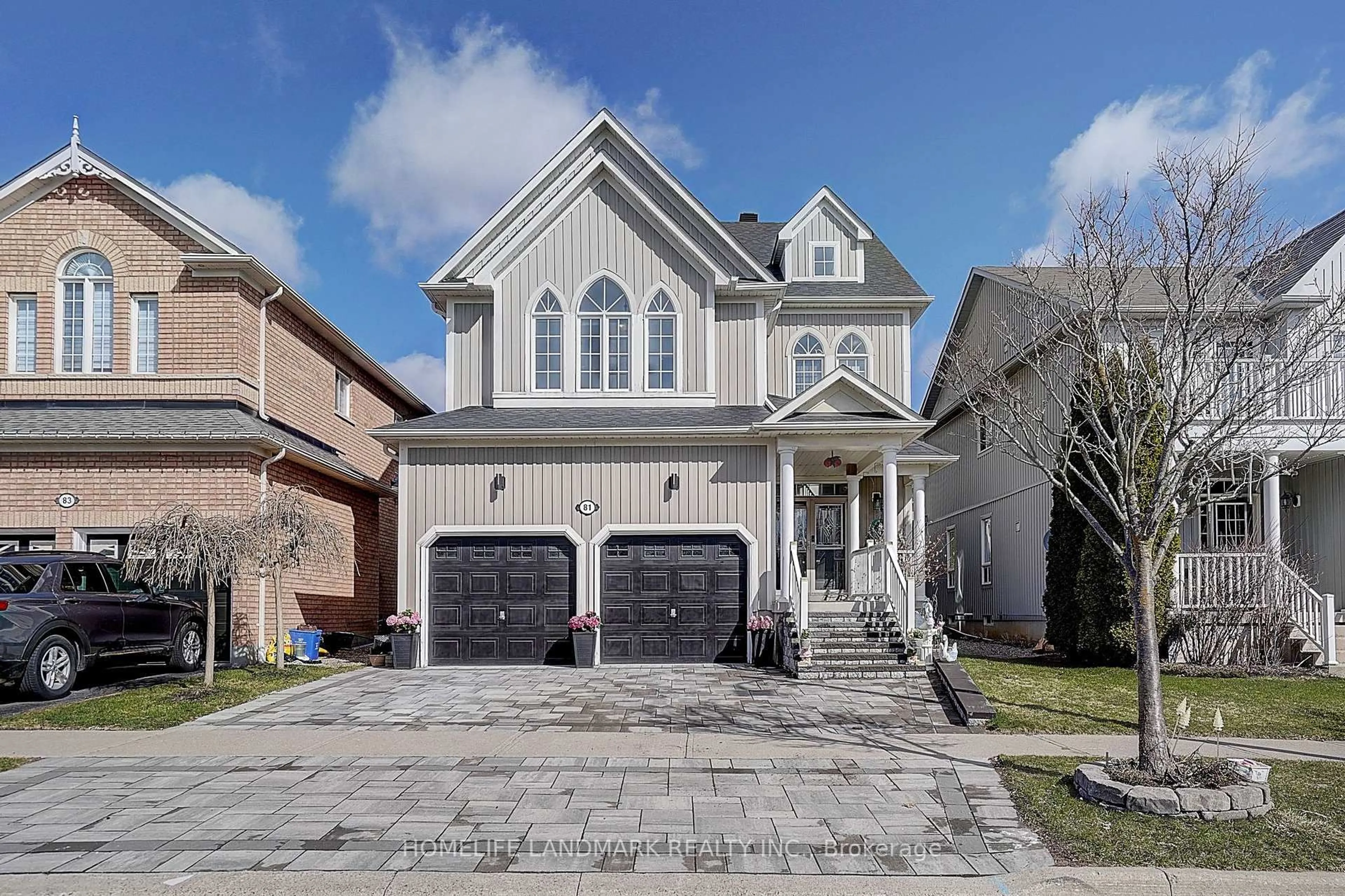 Home with brick exterior material, street for 81 Helston Cres, Whitby Ontario L1M 2K4