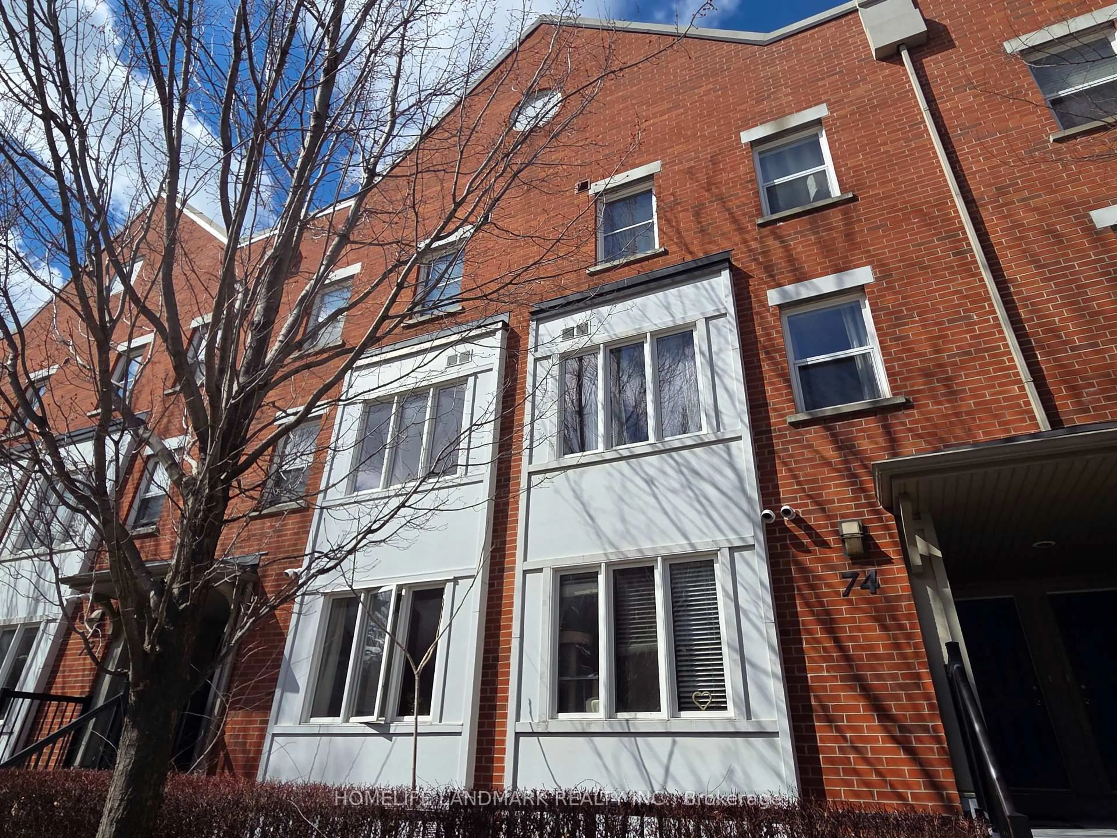 Home with brick exterior material, street for 74 Munro St #2, Toronto Ontario M4M 2S9