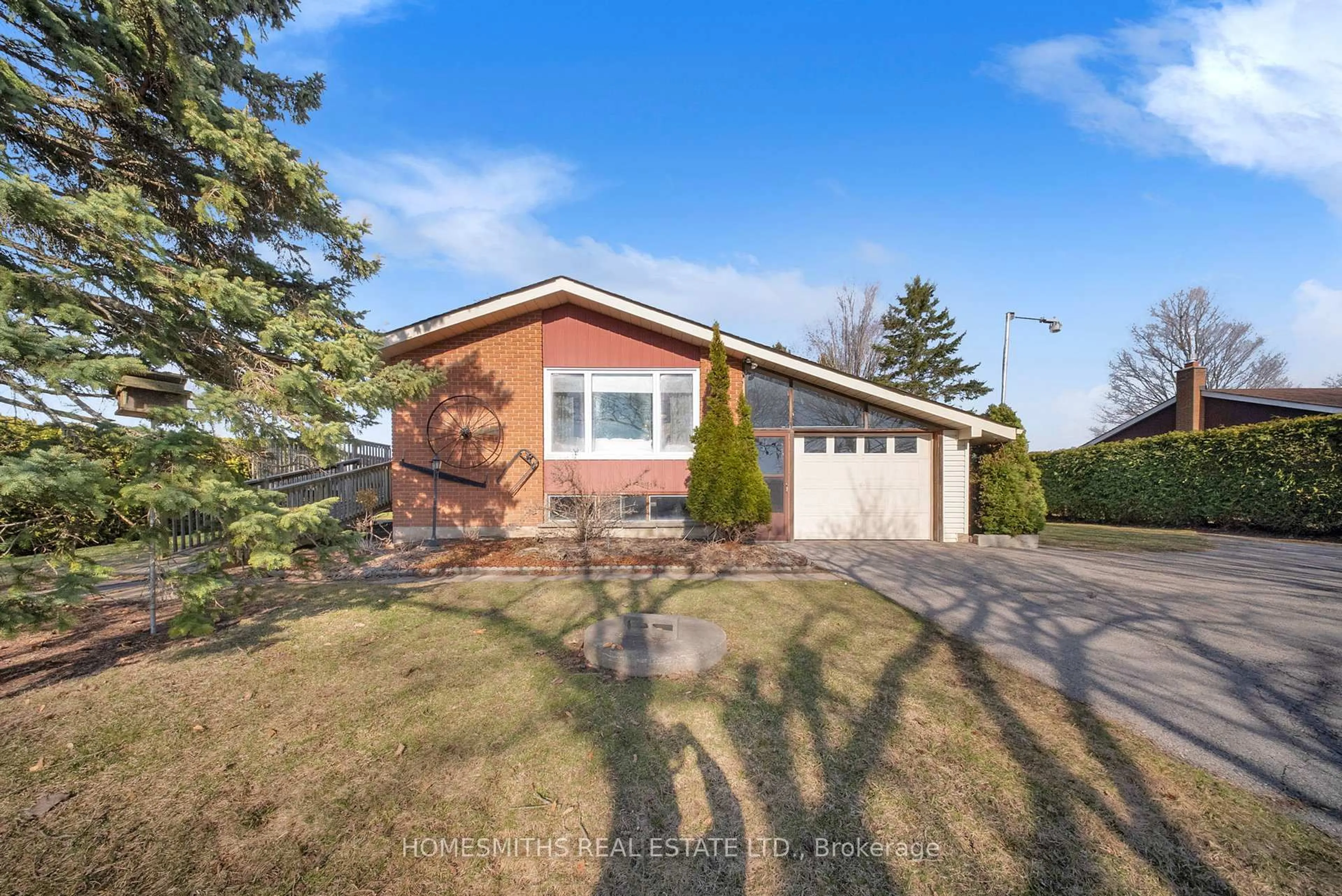 Home with brick exterior material, street for 3741 Lockhart Rd, Clarington Ontario L0B 1M0