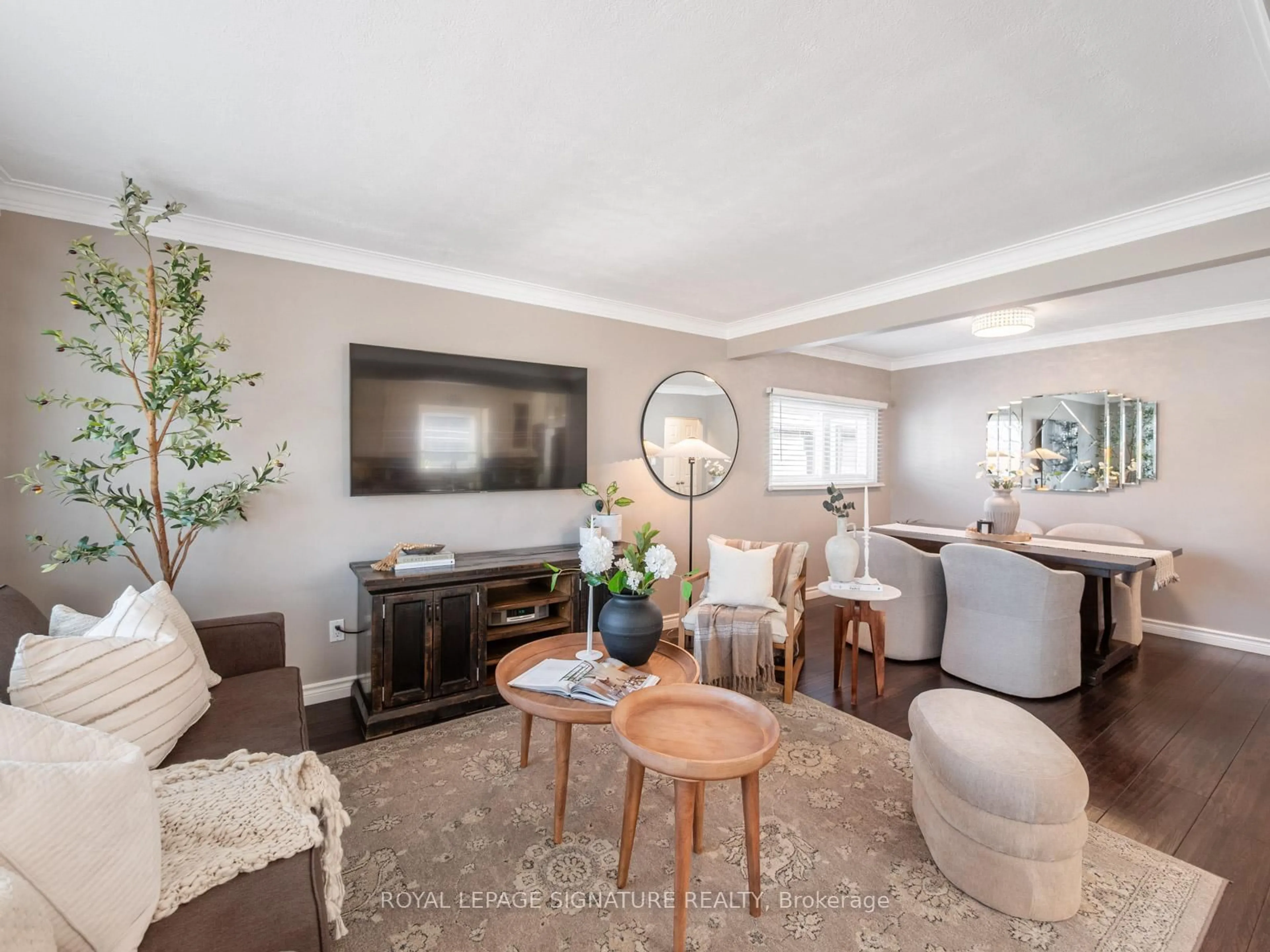 Living room with furniture, unknown for 65 Galbraith Ave, Toronto Ontario M4B 2B6