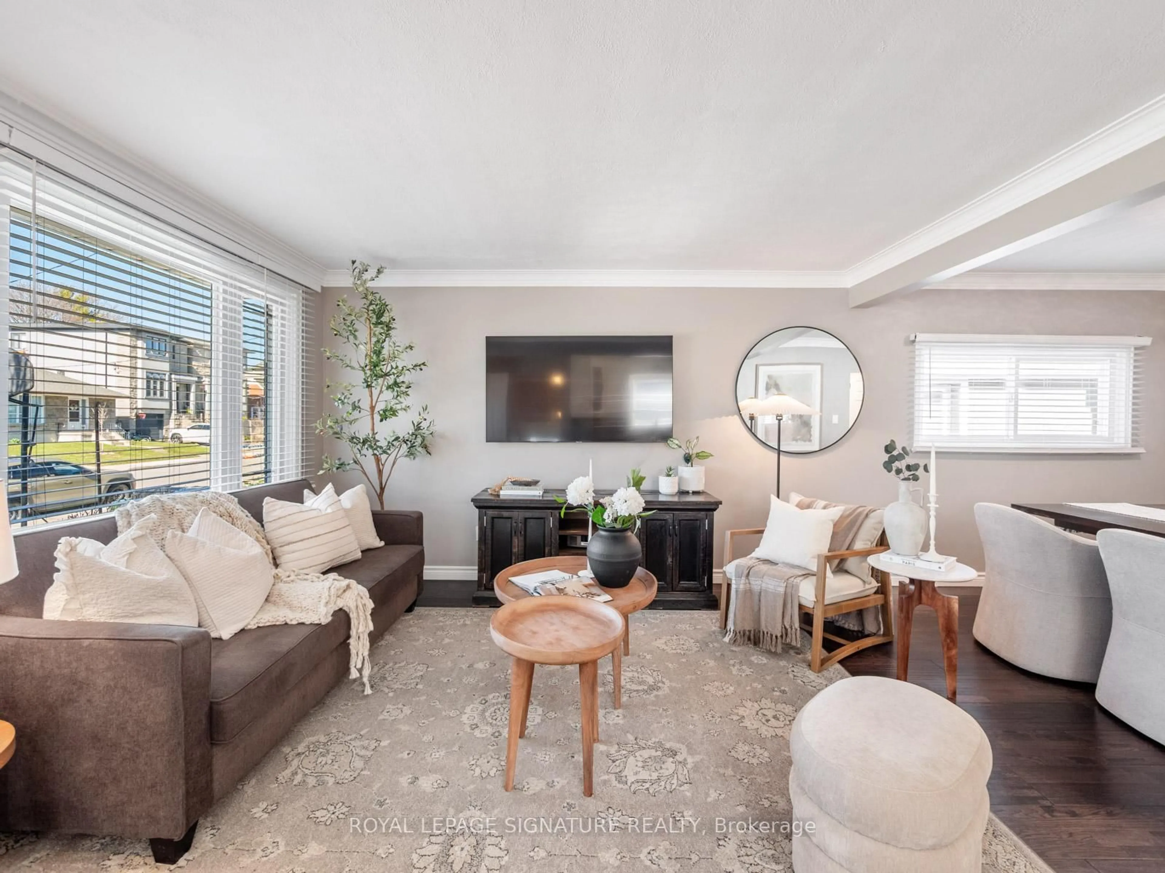 Living room with furniture, unknown for 65 Galbraith Ave, Toronto Ontario M4B 2B6