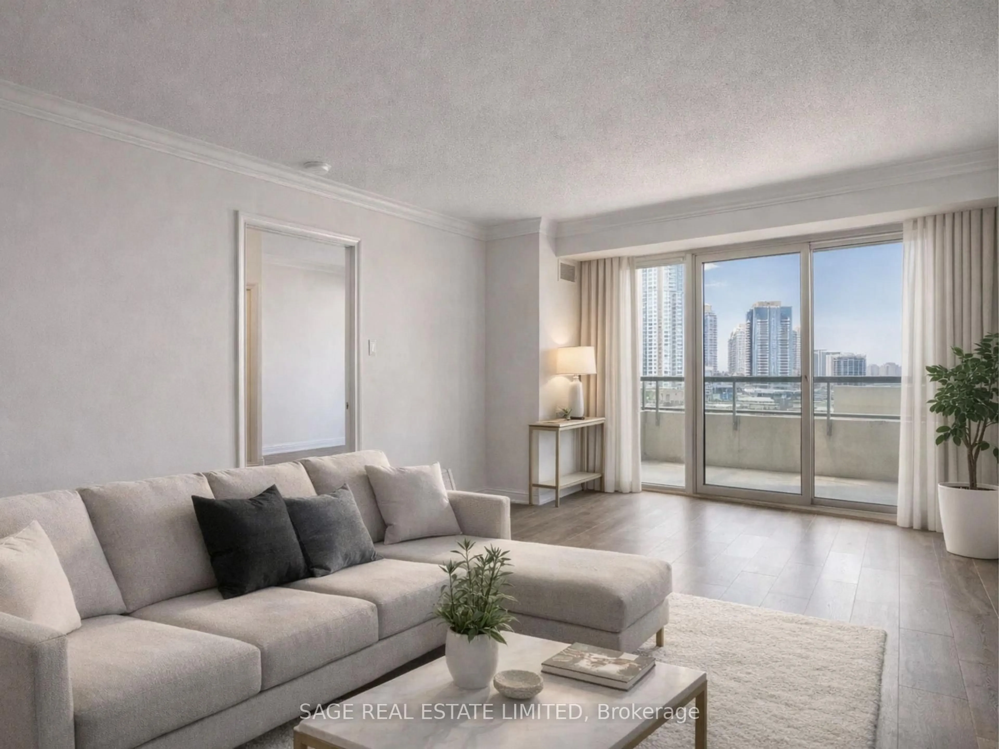 Living room with furniture, unknown for 125 Omni Dr #1935, Toronto Ontario M1P 5A9