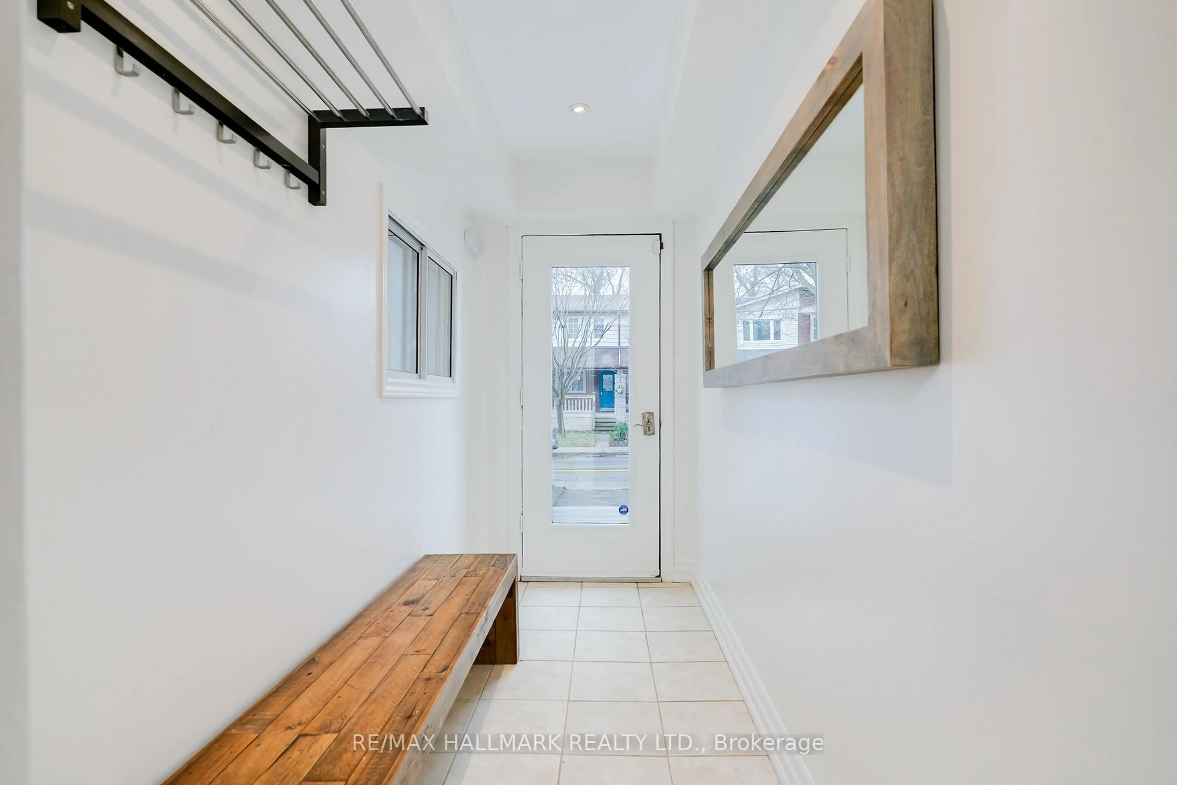 Indoor entryway for 129 Woodfield Rd, Toronto Ontario M4L 2W5