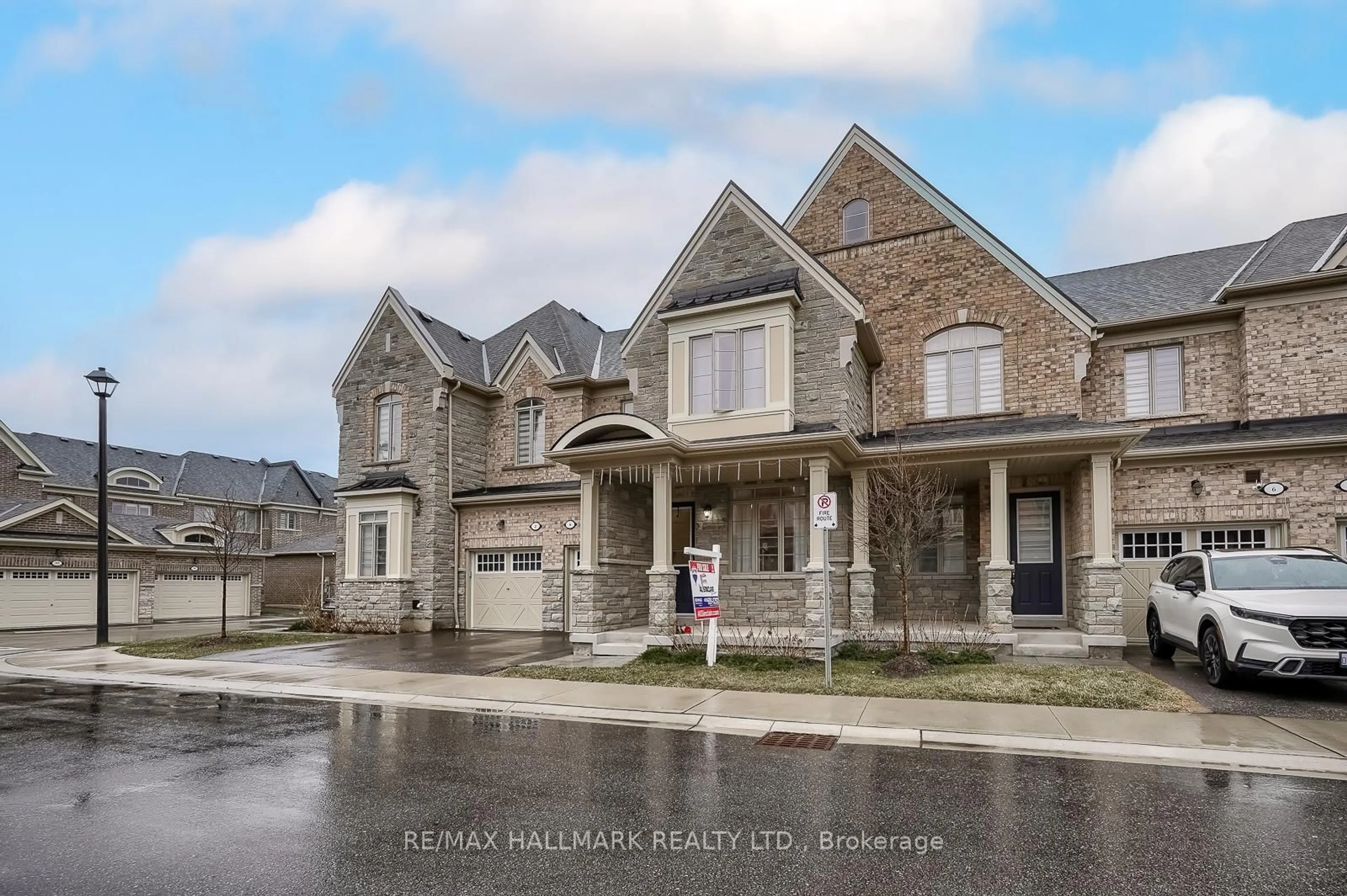 Home with brick exterior material, street for 4 Hickling Lane, Ajax Ontario L1T 0N6