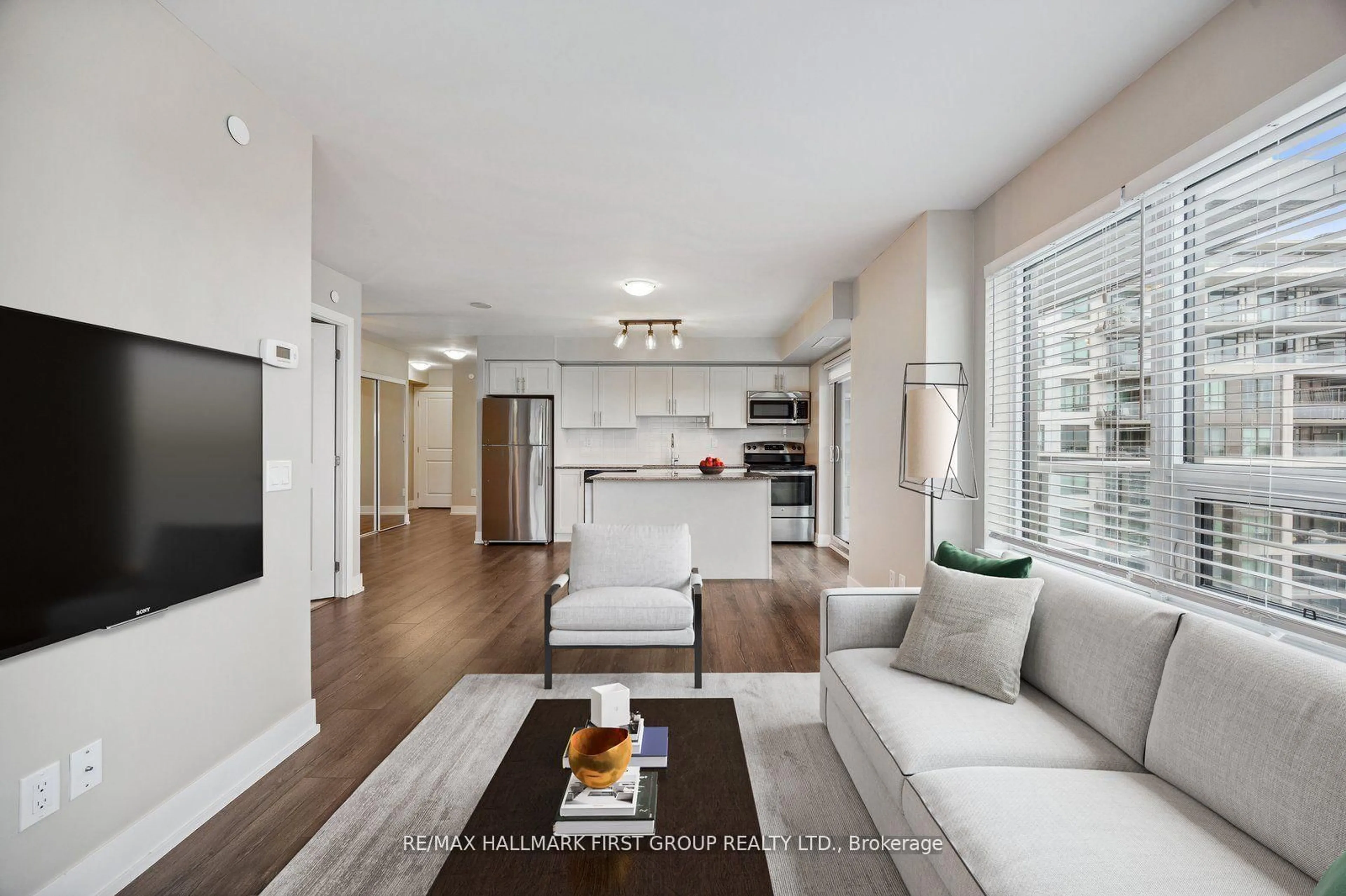 Living room with furniture, unknown for 1215 Bayly St #1304, Pickering Ontario L1W 1L7